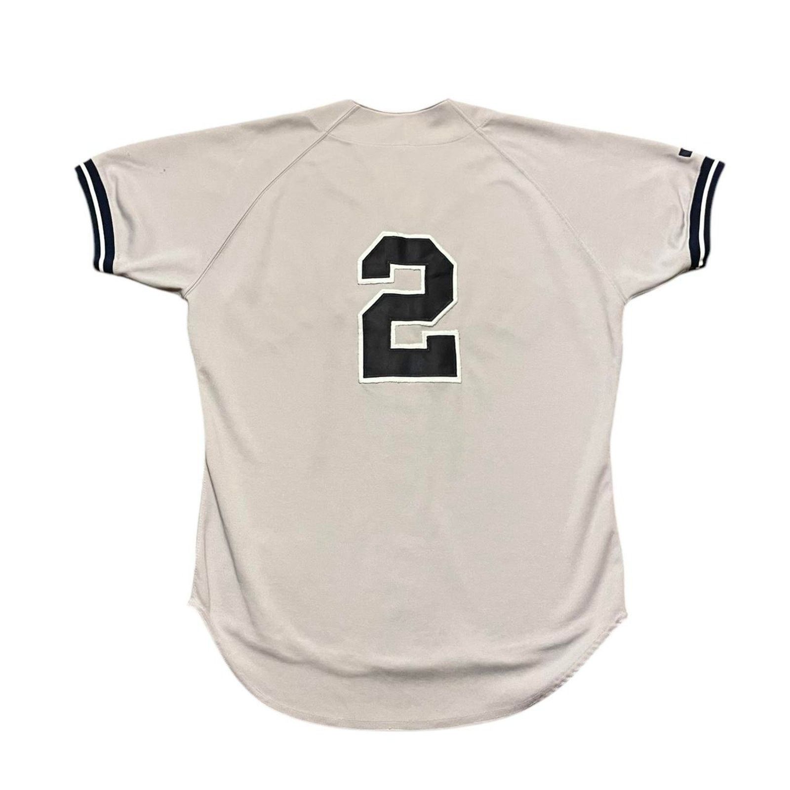 Russell Athletic VTG 90s Russell Athletic NY Yankees Derek Jeter 2 MLB JERSEY Size US L / EU 52-54 / 3 - 2 Thumbnail