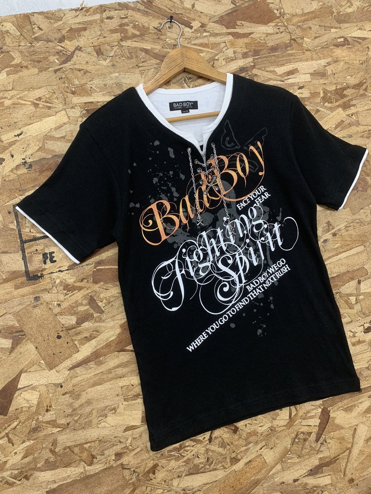 Affliction × If Six Was Nine × Le Grande Bleu (L.G.B.) Y2k Bad Boy Face Your Fear Poem Skull Chain Size US M / EU 48-50 / 2 - 4 Thumbnail