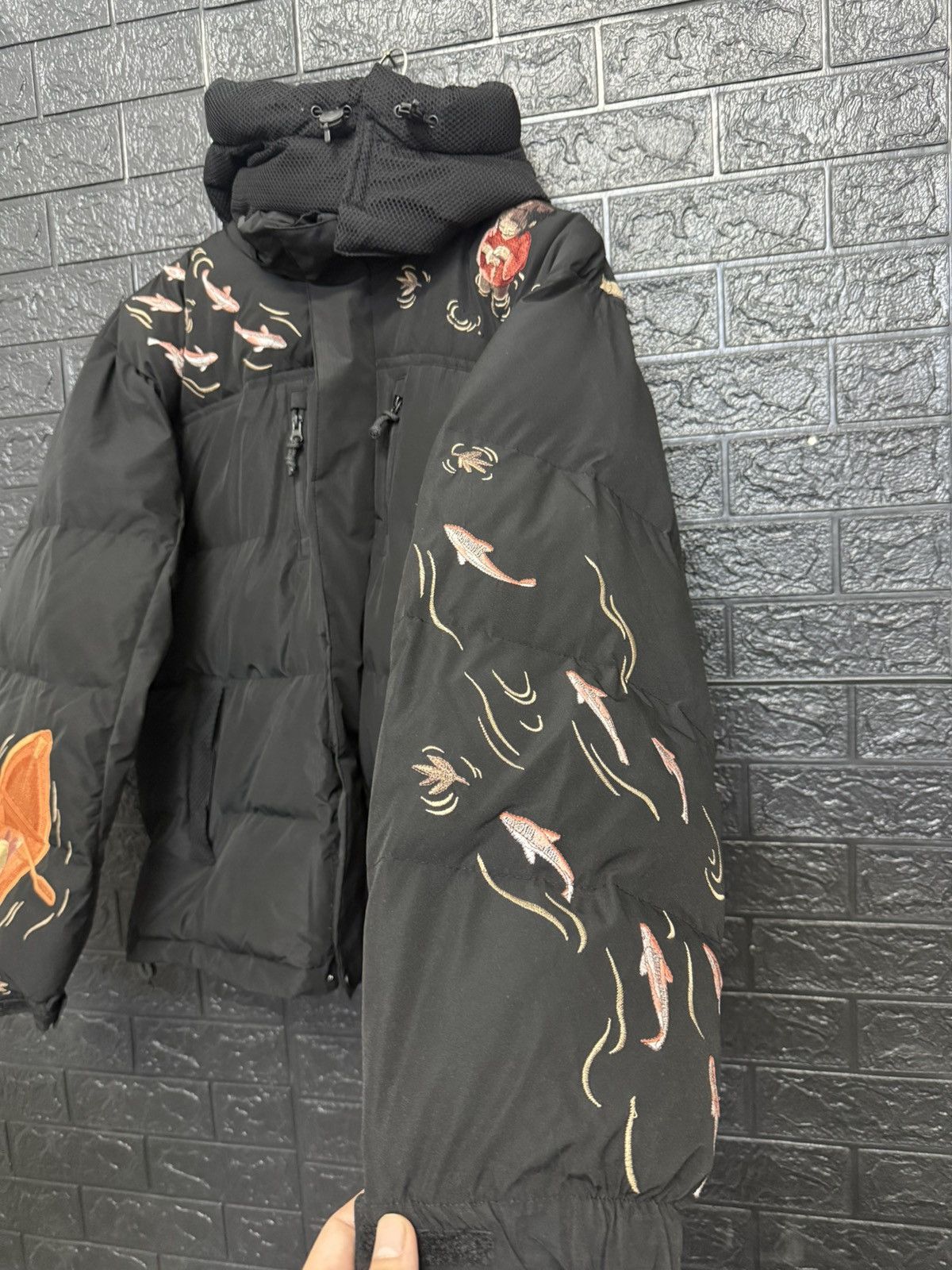 Derschutze DerSchutze “ Koi Fish “ Puffer Jacket Size US L / EU 52-54 / 3 - 3 Thumbnail