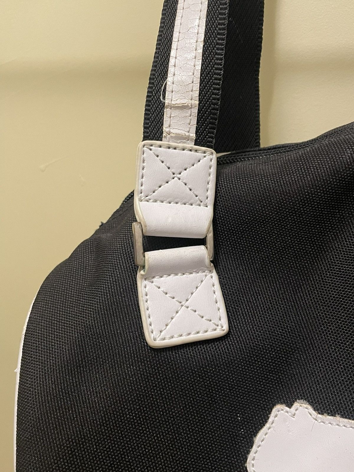 Puma Vintage Y2K Puma Black & White Cat Logo Cute Hand Bag Purse Size ONE SIZE - 3 Thumbnail