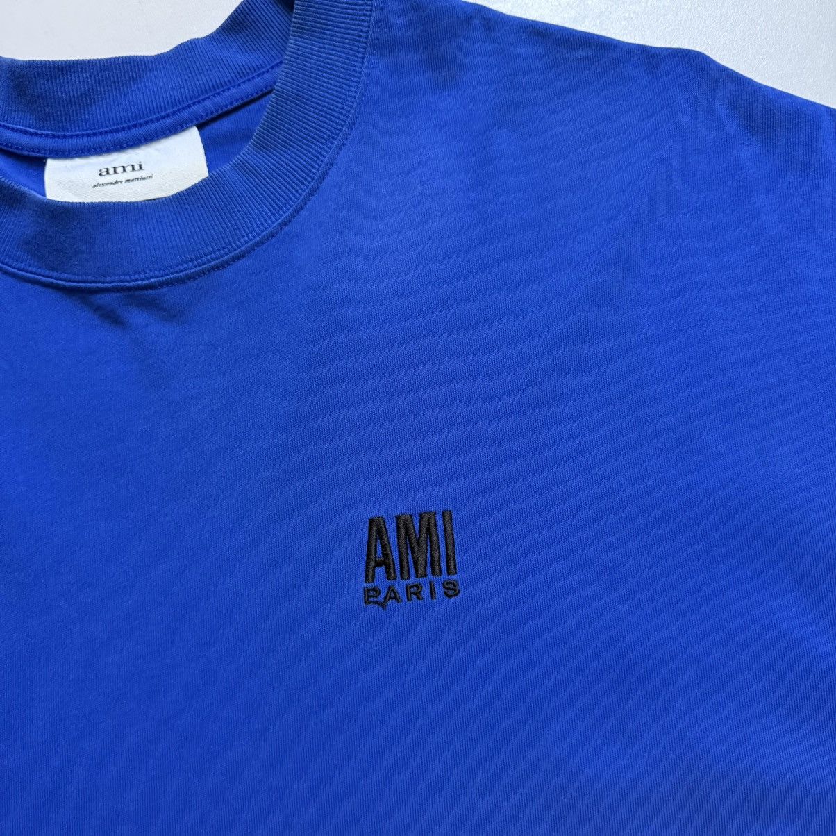 AMI AMI Paris Embroidered Logo Oversized Tee Size US S / EU 44-46 / 1 - 4 Thumbnail