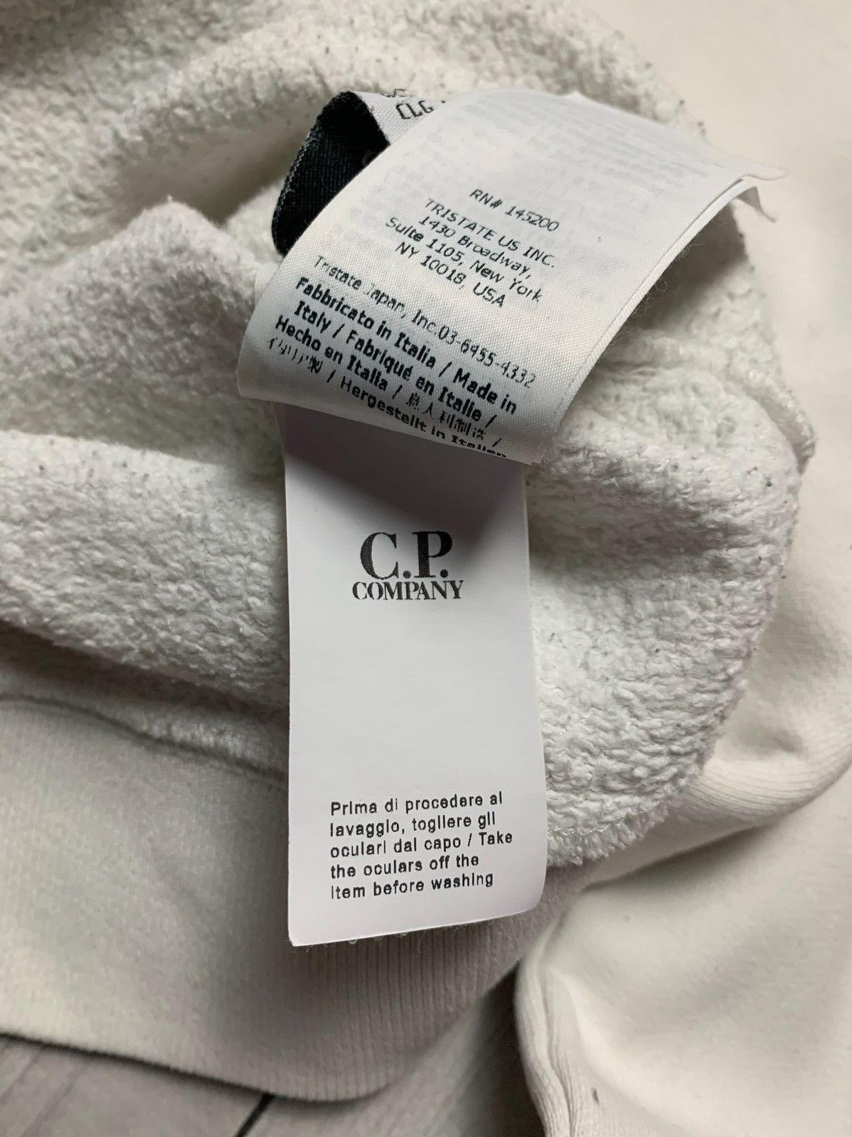 C.P. Company × Vintage Vintage C.P. company sweatshirt size Xs white Size US XS / EU 42 / 0 - 7 Thumbnail