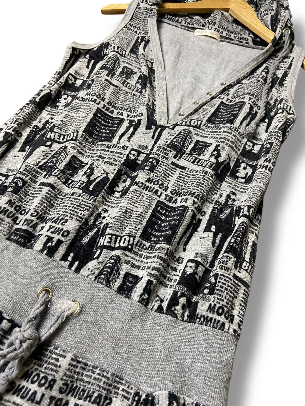 Japanese Brand × Vintage Sucure Pomme Stretchable Fullprint Overalls (118) Size US 30 / EU 46 - 5 Thumbnail