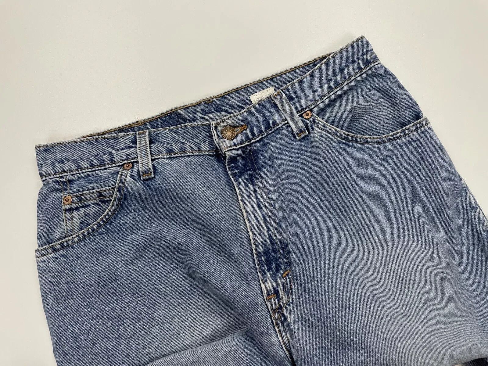 Levi's Vintage 1990s Levi’s 950 Men Jeans Tapered Leg Made in USA Size US 28 / EU 44 - 4 Thumbnail