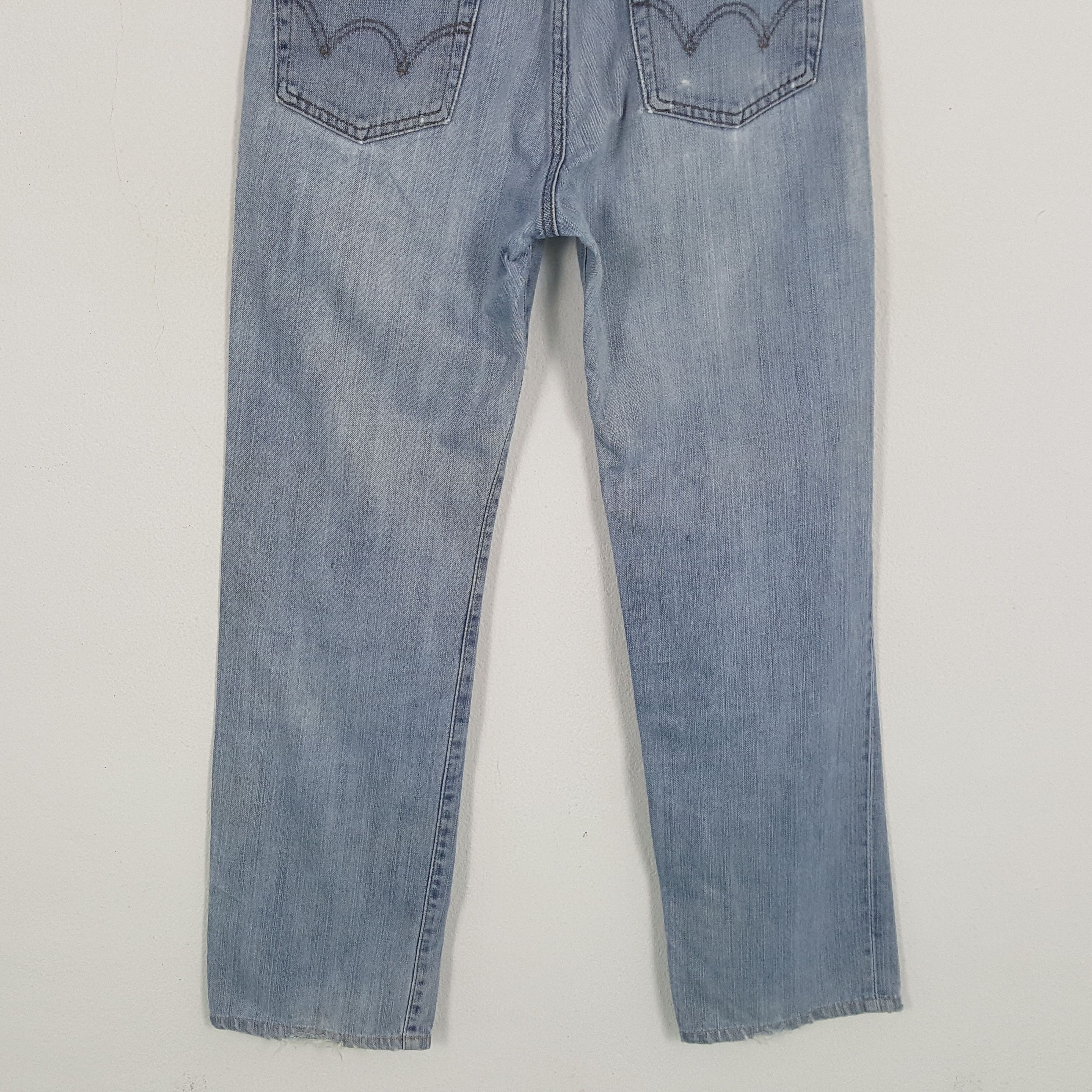 Edwin × Vintage Vintage EDWIN American Punk Style Distressed Denim Jean Size US 28 / EU 44 - 6 Thumbnail