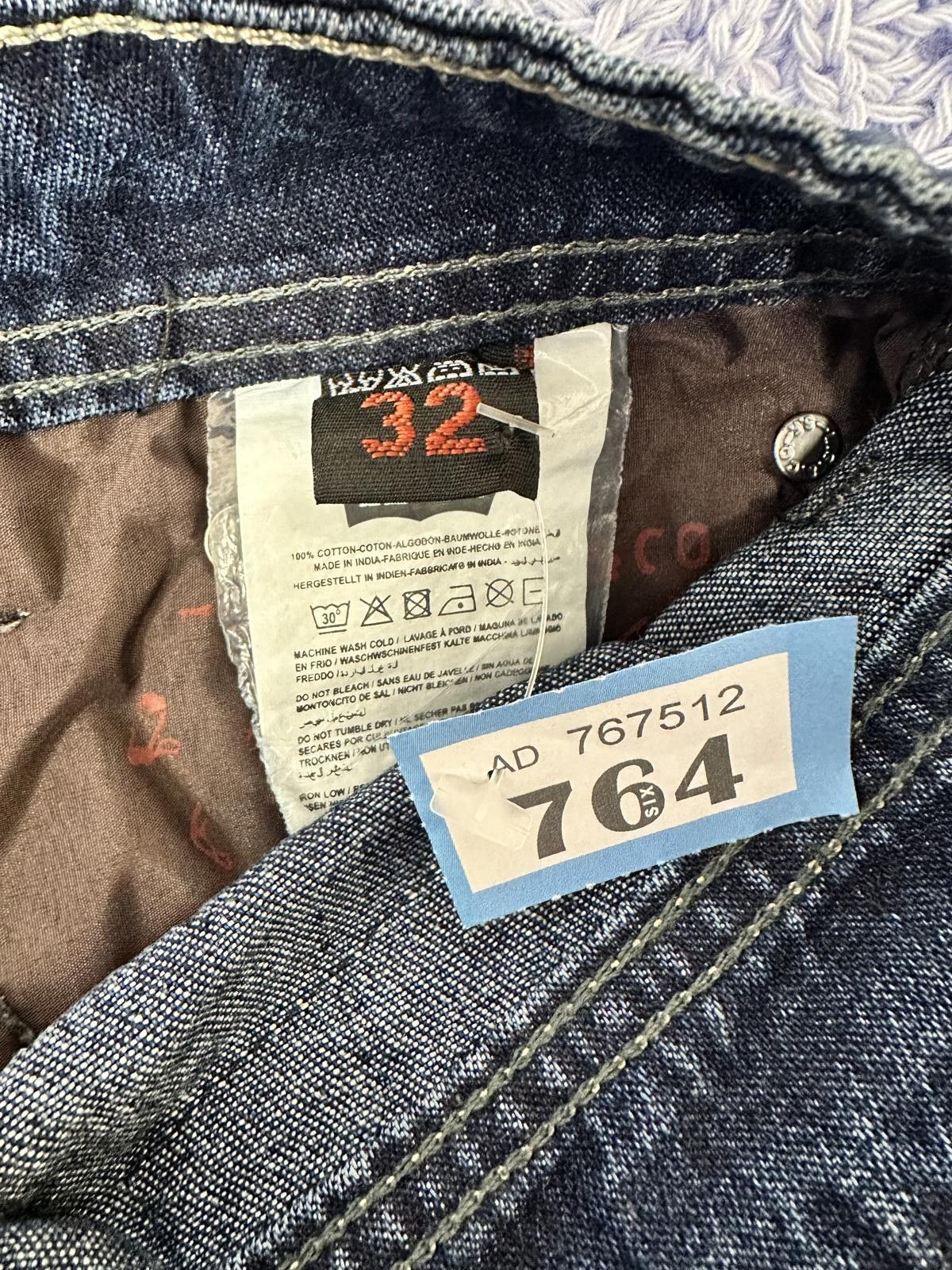 Levi's Levi's 513 Men's Jeans Distressed Straight Fit Denim Pants Size US 32 / EU 48 - 5 Thumbnail