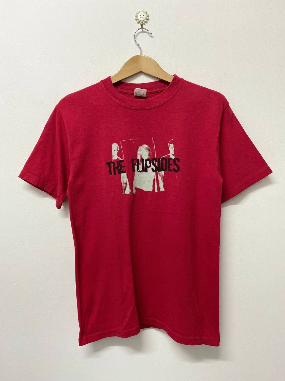 image of Avant Garde x Band Tees Vintage The Flipside Band Tees Nice Design in Red, Men's (Size Small)