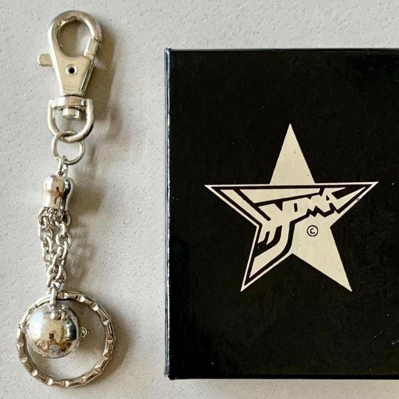 image of 20471120 Archive 0471120 Hyoma Face Keychain/belt Accesssory in Silver, Men's