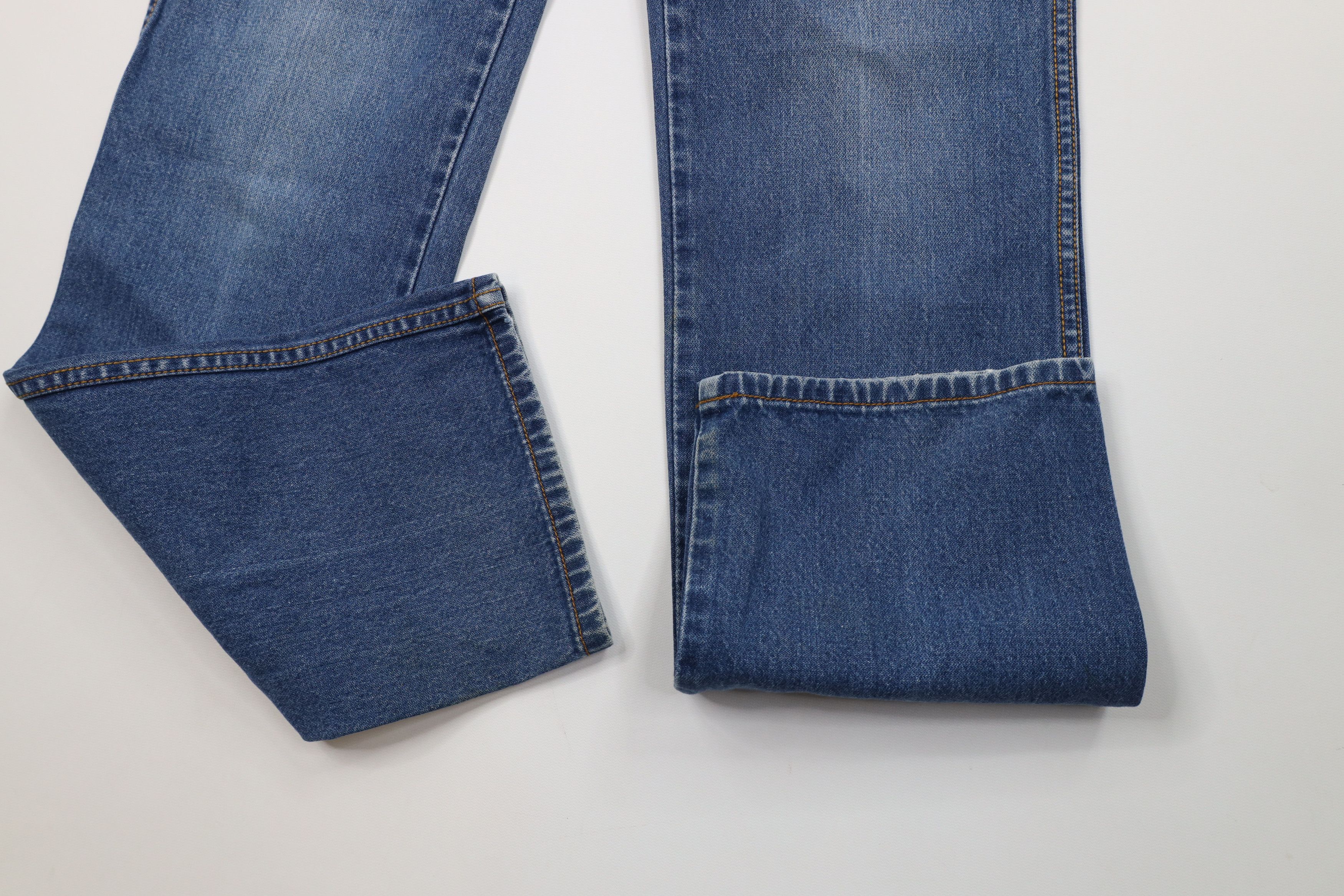 Vintage Vintage 70s 80s Streetwear Straight Leg Denim Jeans Blue Size 28" / US 6 / IT 42 - 5 Thumbnail