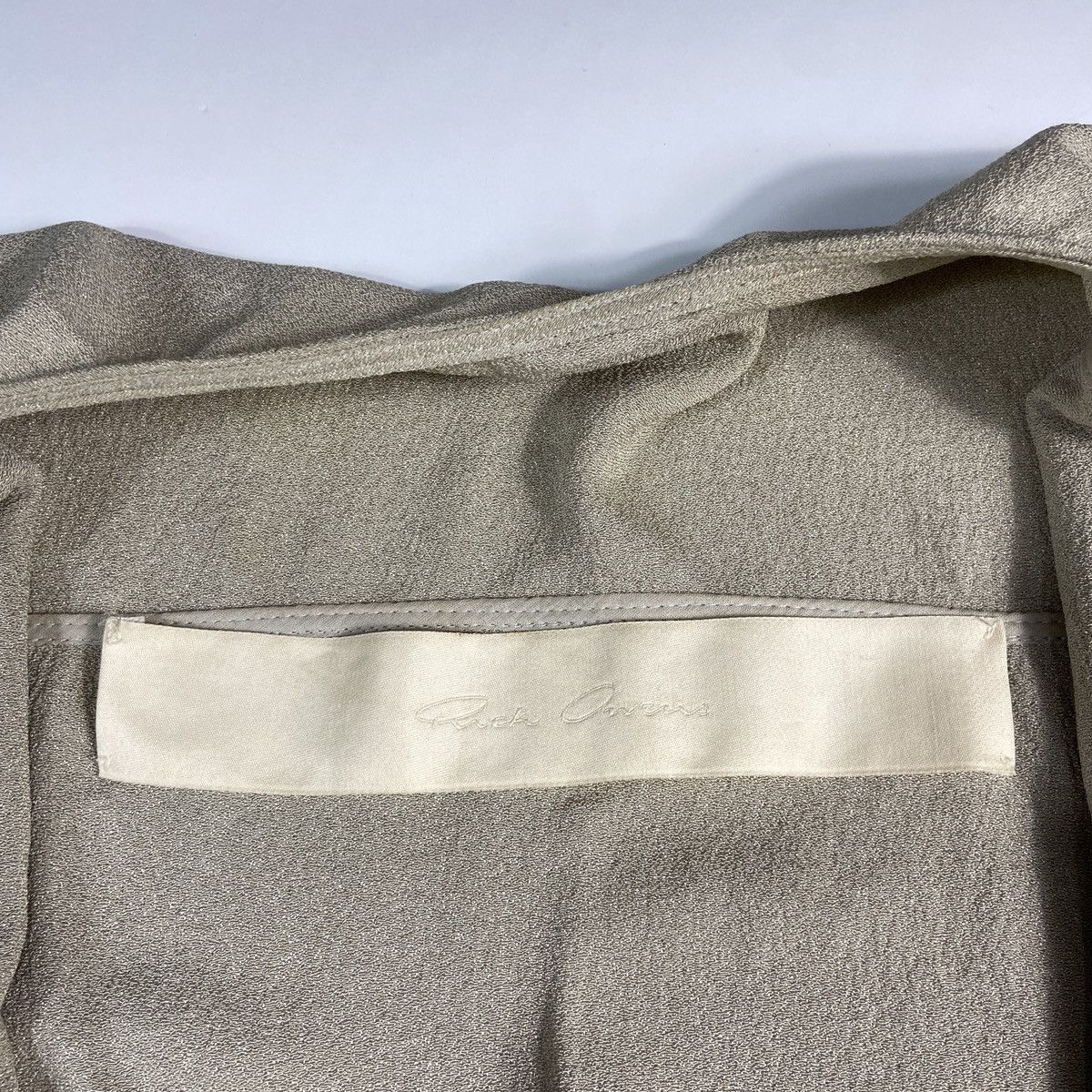 Rick Owens Rick Owens - Dagger Mantlette Silk-crepe Jacket Size L / US 10 / IT 46 - 7 Thumbnail