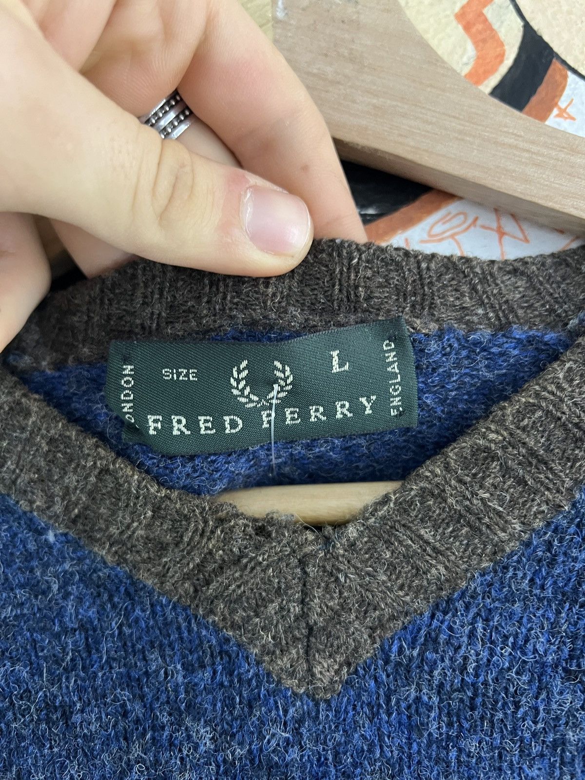 Fred Perry Fred Perry Knitwear Size US L / EU 52-54 / 3 - 4 Thumbnail