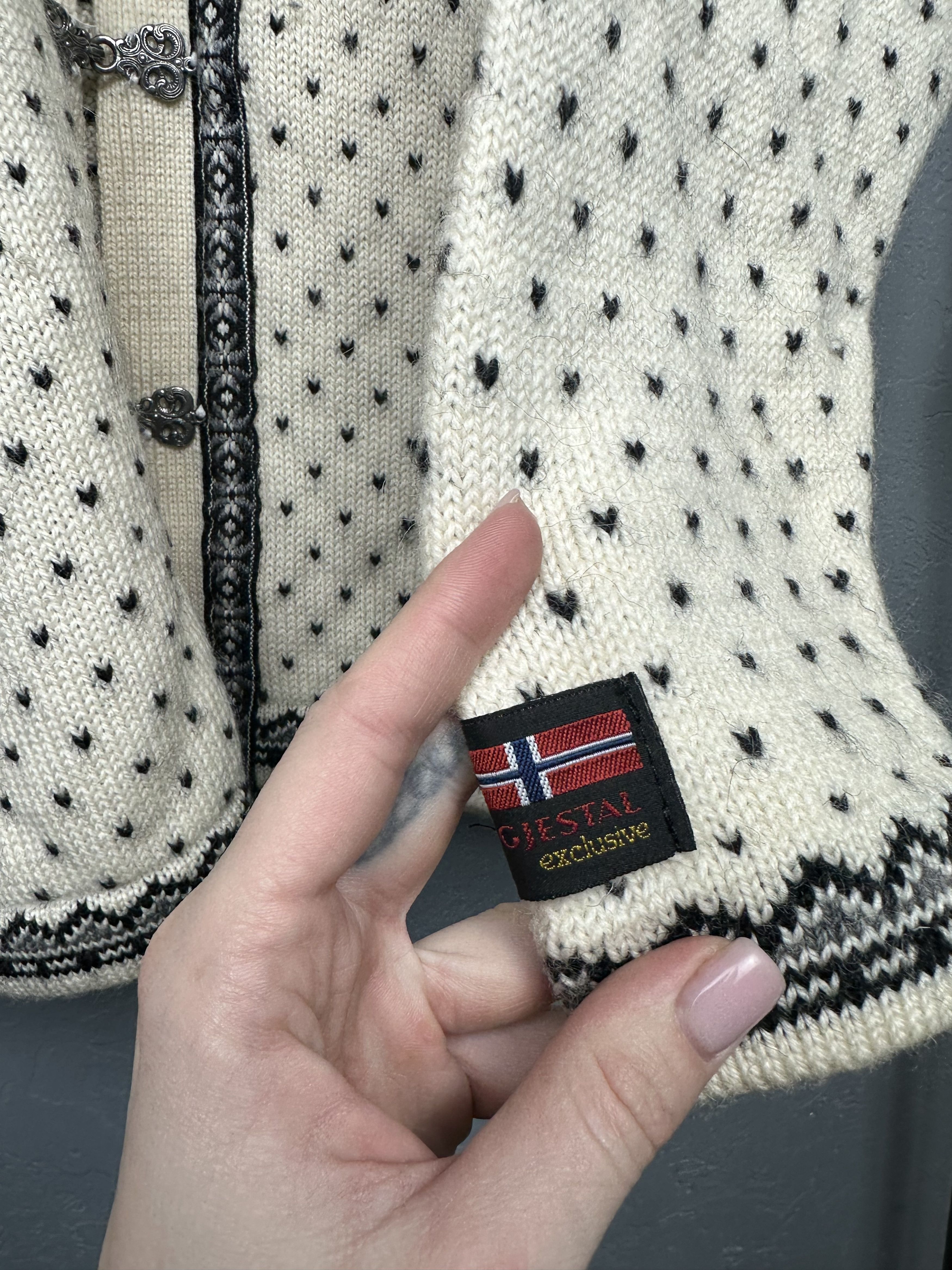 Other Norwegian Wool Vintage Mens Sweater Size US L / EU 52-54 / 3 - 6 Thumbnail