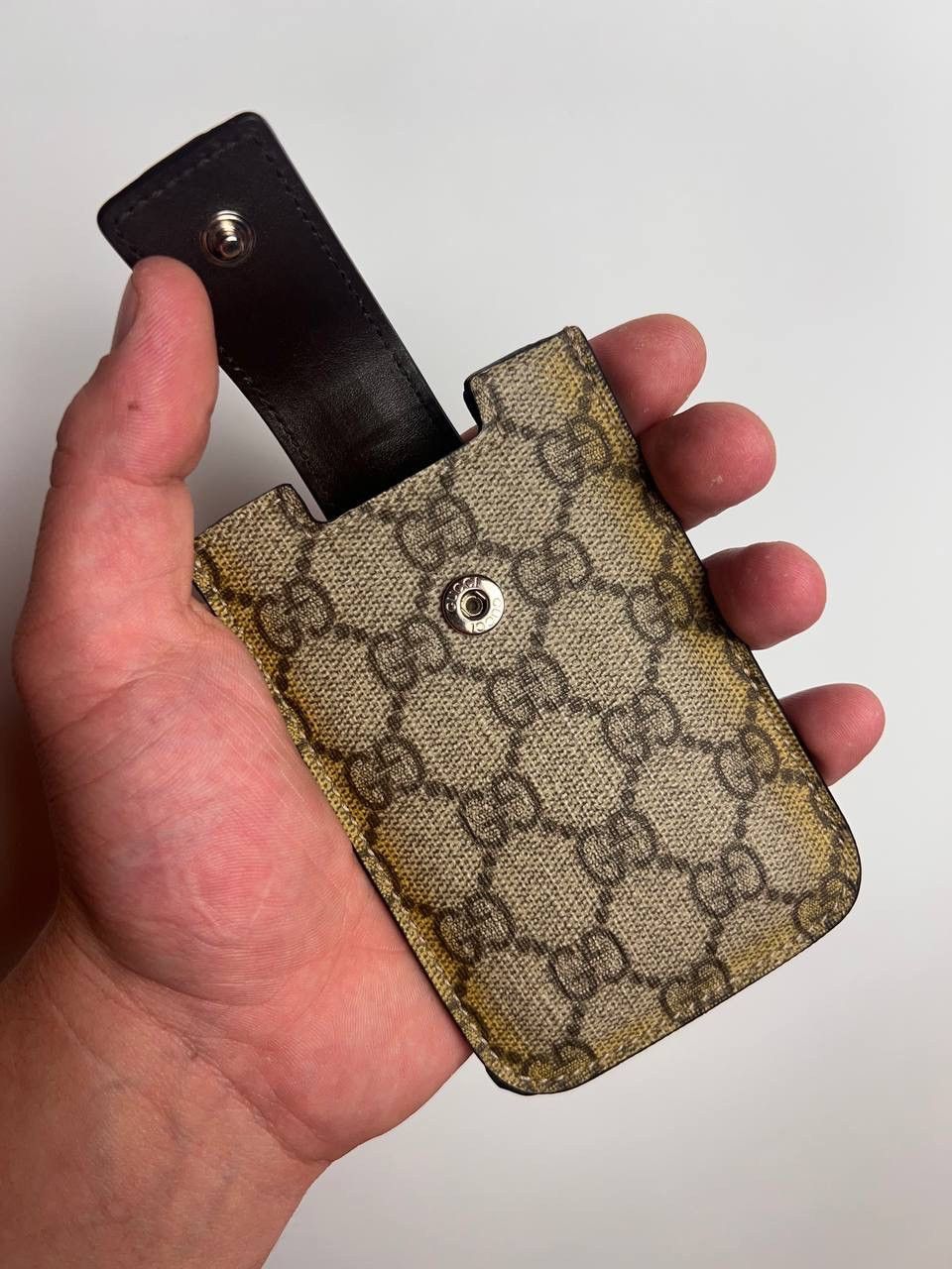 Vintage GUCCI GG Pattern Beige Case Size ONE SIZE - 8 Thumbnail