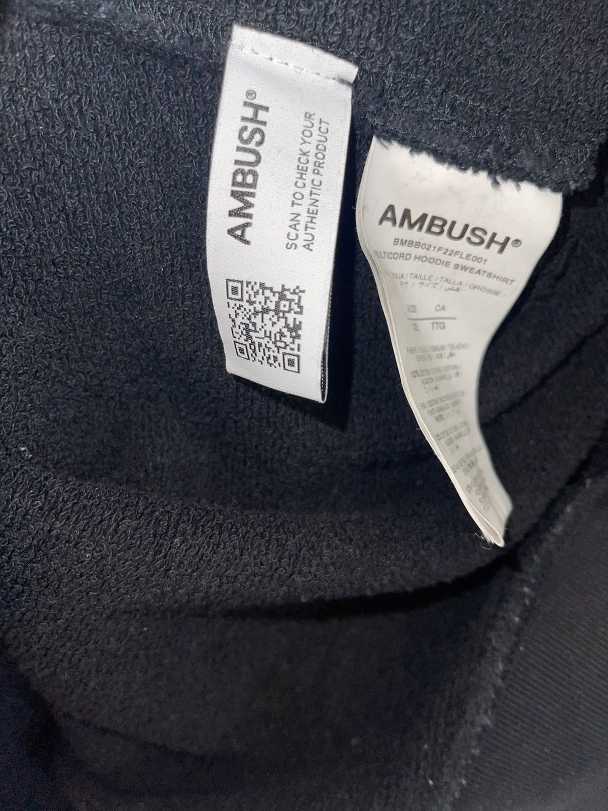 Ambush Design AMBUSH MULTICORD POPOVER HOODIE Size US XL / EU 56 / 4 - 5 Thumbnail