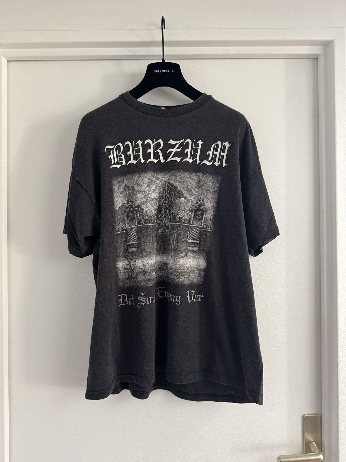 VINTAGE 00s Y2K BURZUM BLACK METAL VARG VIKERNES BAND TEE