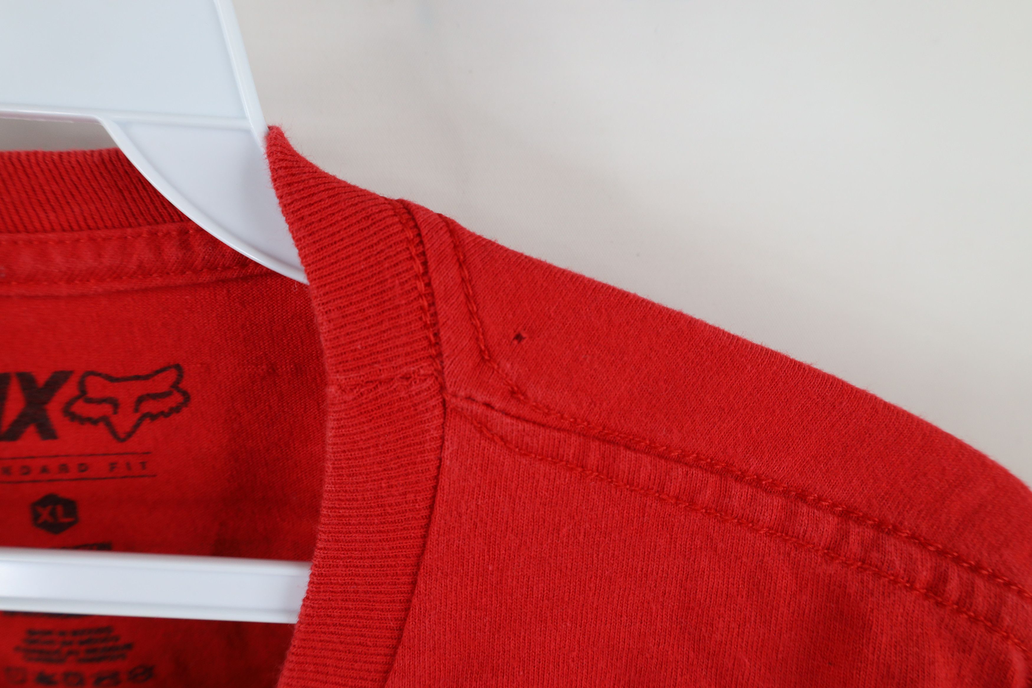 Fox Racing × Vintage Vintage Fox Racing Spell Box Logo Short Sleeve T-Shirt Red Size US XL / EU 56 / 4 - 5 Thumbnail