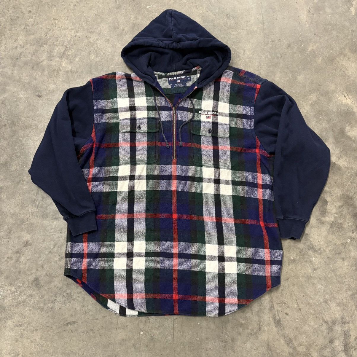 Polo Ralph Lauren × Vintage Vtg 90s Ralph Lauren Polo Sport Plaid 