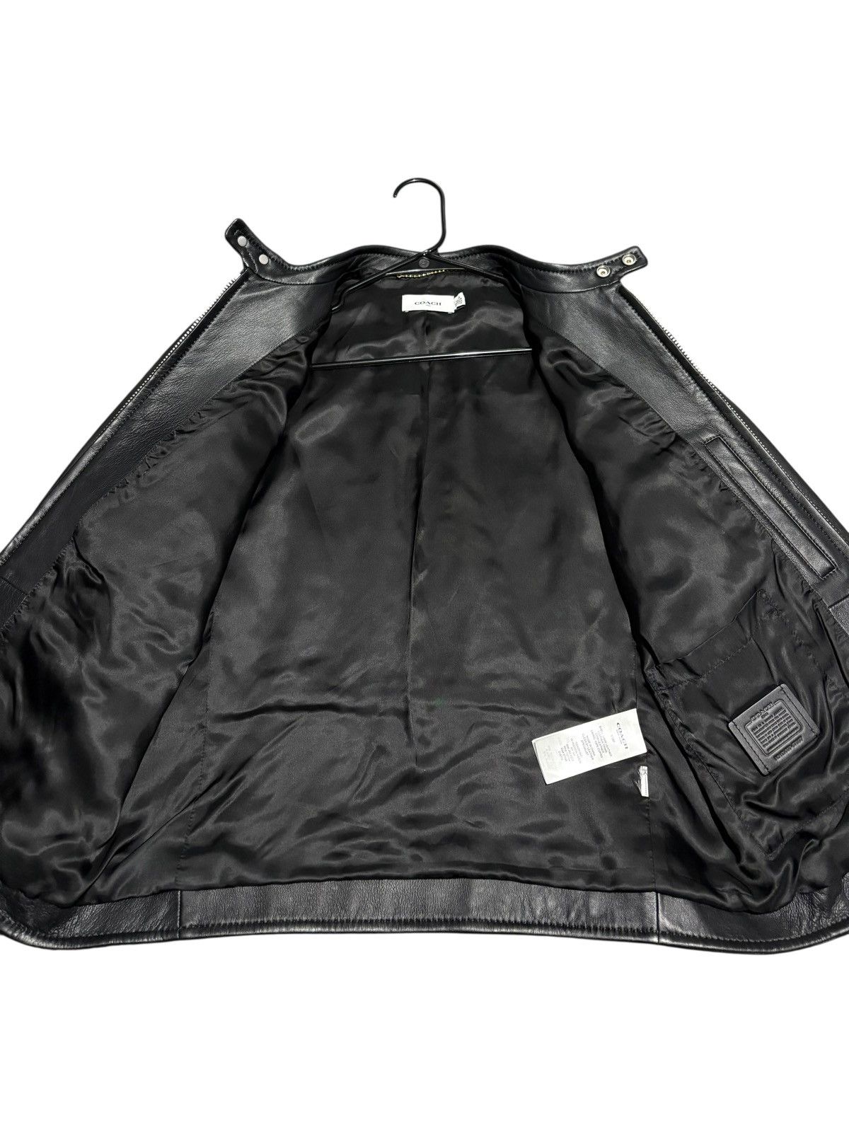 Coach 48 Coach Lambskin leather jacket 5 zip motorcycle biker vtg Size US M / EU 48-50 / 2 - 4 Thumbnail