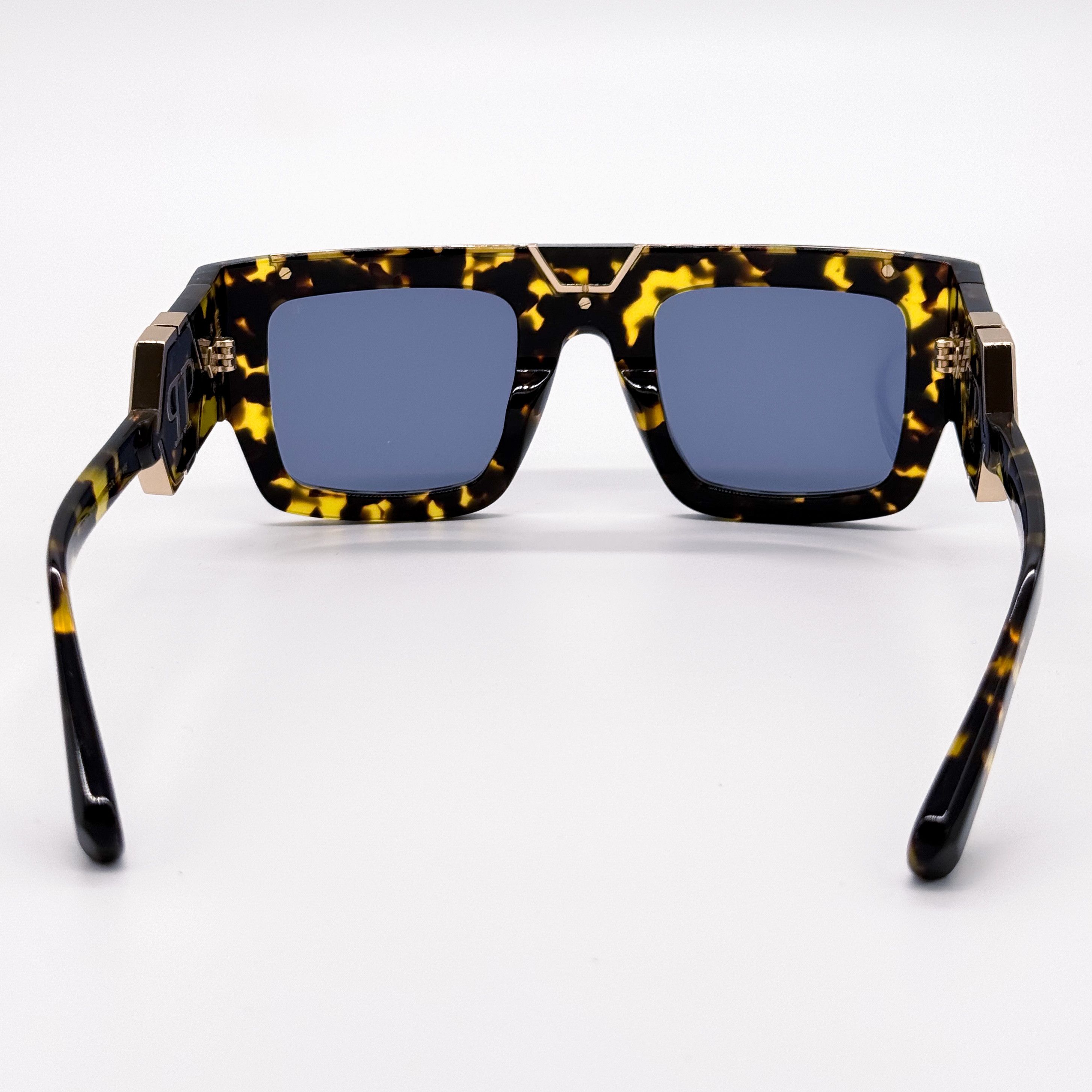 Philipp Plein NEW PHILIPP PLEIN GLOOM SPP092M 0781 HAVANA MEN SUNGLASSES Size ONE SIZE - 6 Thumbnail