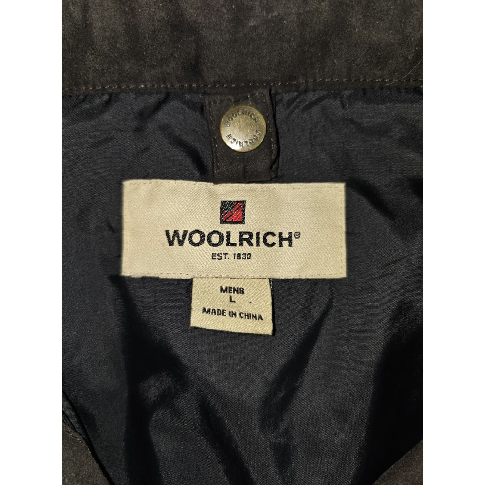 Vintage Woolrich Classic Full Zip Button Up Chore Coat Lined Men's Size Large Brown Size US L / EU 52-54 / 3 - 4 Thumbnail