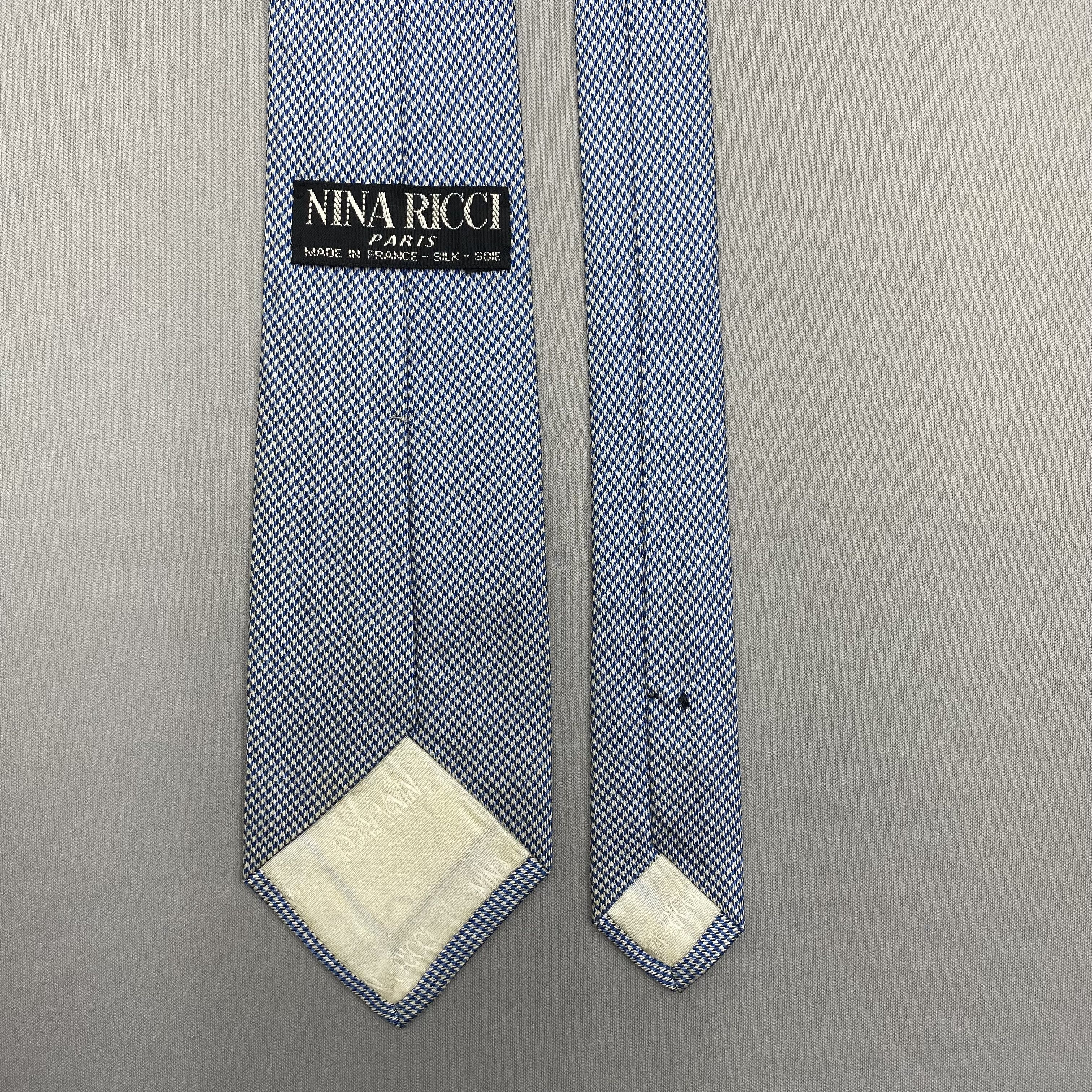 Japanese Brand Vintage Nina Ricci SILK Necktie Cravate Pure Silk Neck Tie Size ONE SIZE - 6 Thumbnail