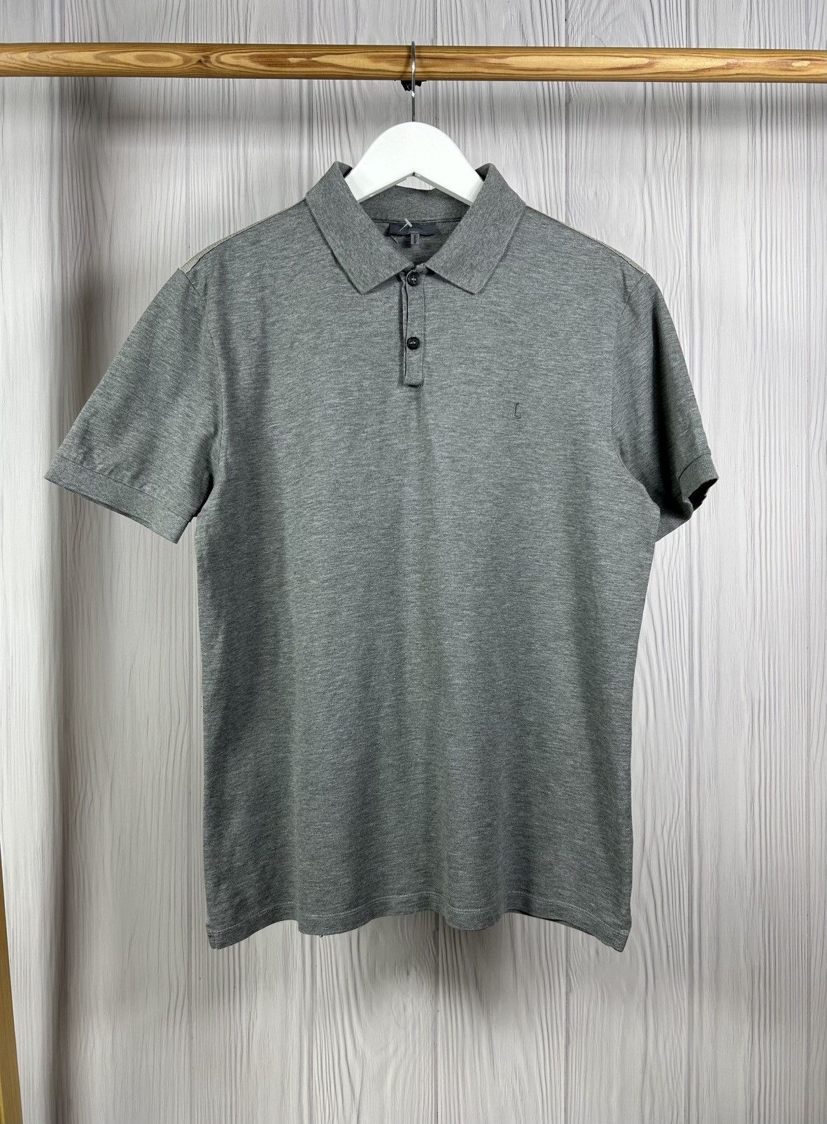Lanvin LANVIN Made In Italy 2 Buttons Embroidered Logo Polo Size L Size US L / EU 52-54 / 3 - 1 Thumbnail