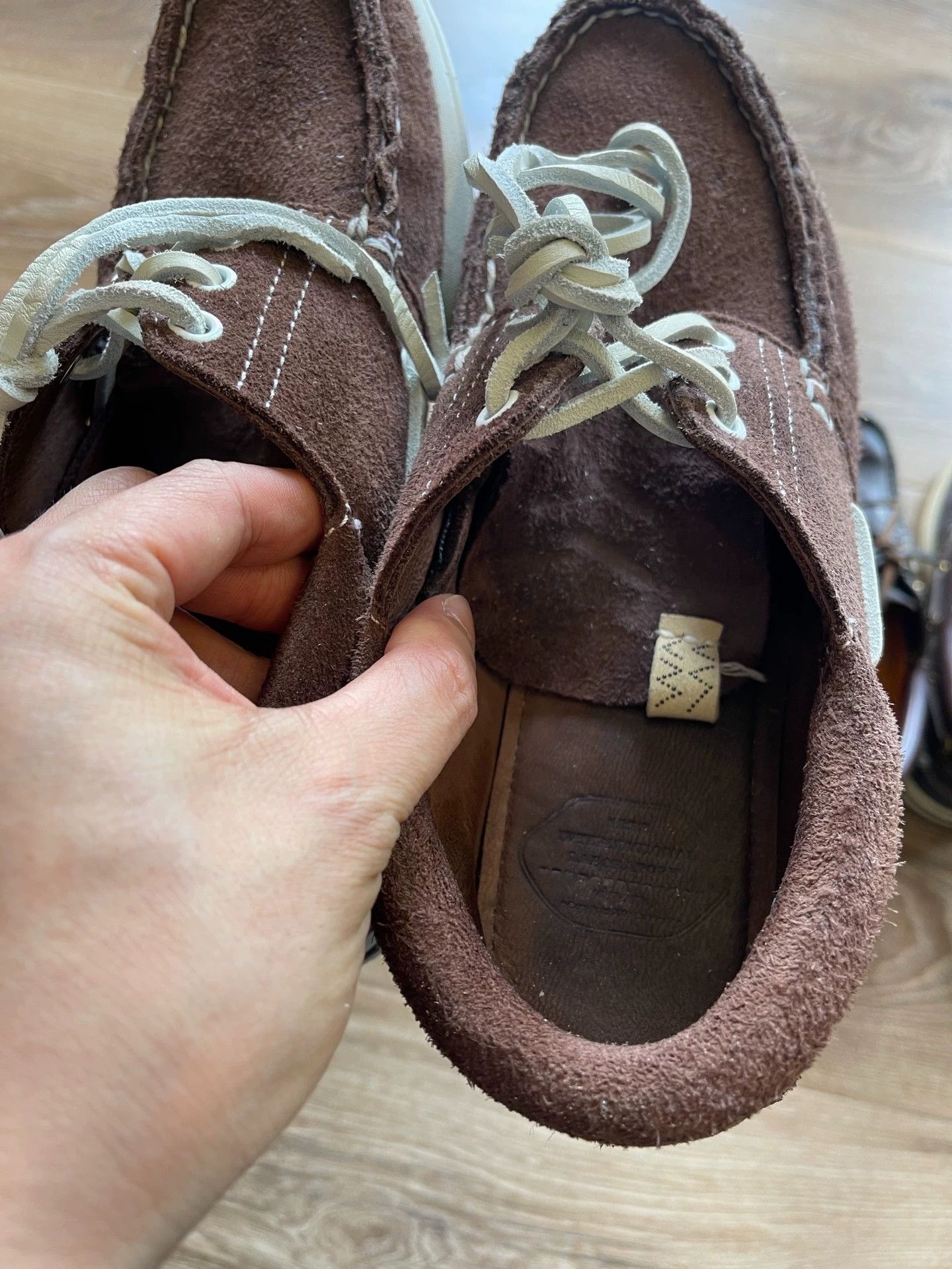 Visvim visvim 23SS Hockney Folk Deep Brown Deer Skin 9 Size US 9 / EU 42 - 4 Thumbnail