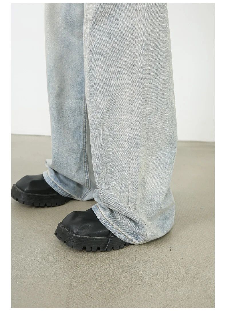 Jean American Retro Washed Baggy Jeans Size US 30 / EU 46 - 8 Thumbnail