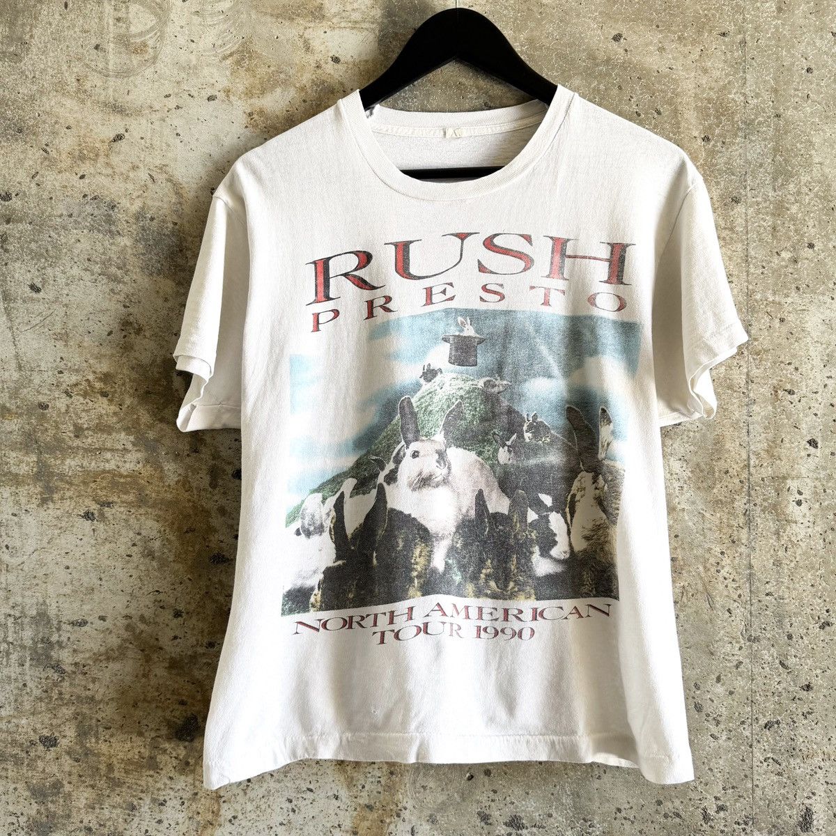 Vintage Vintage 90s Rush Presto North American Tour T Shirt Size US M / EU 48-50 / 2 - 3 Thumbnail
