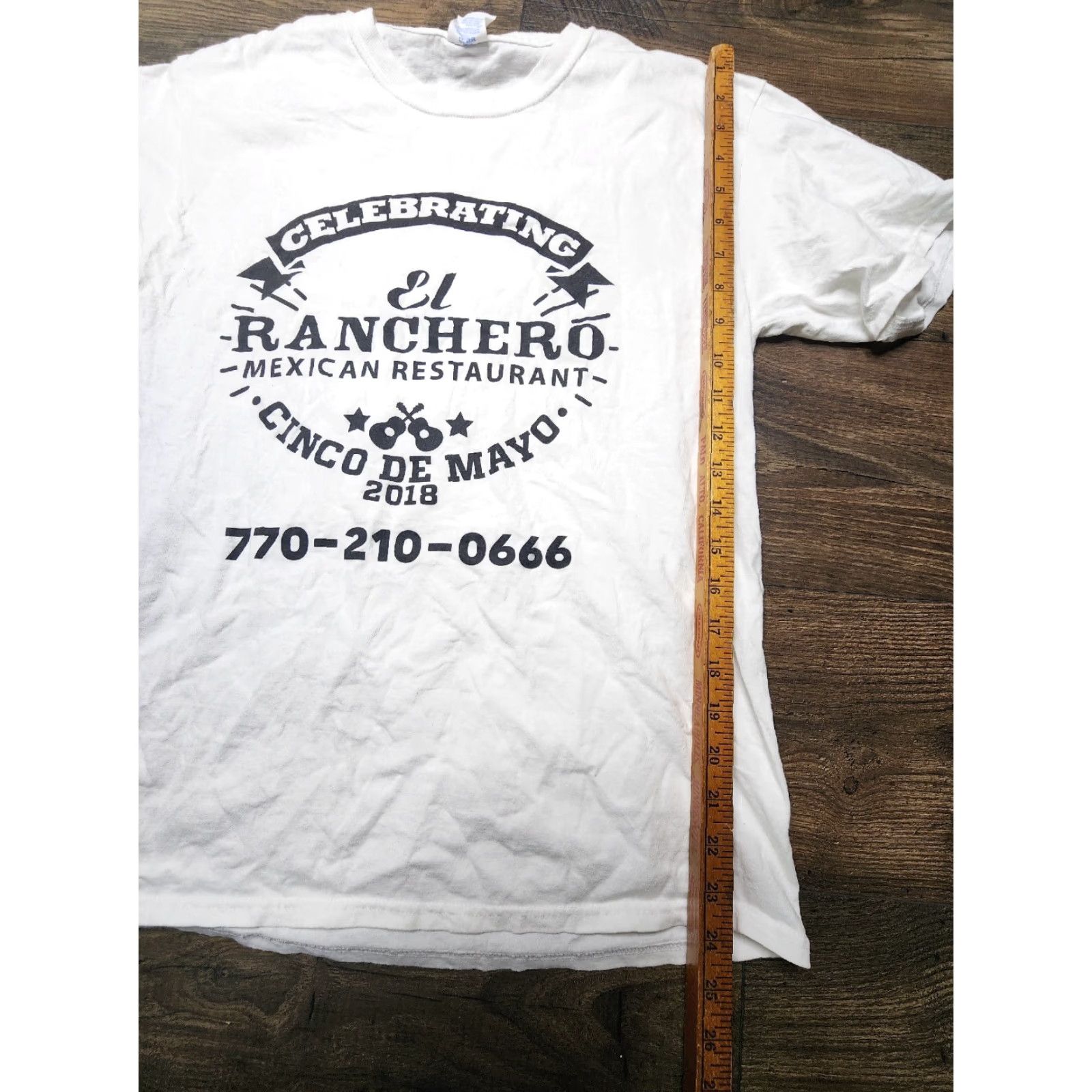 Port & Company Port & Company Mens M Cinco de Mayo Funny Double-Sided T Shirt Let's Kick Some White Black 80s? Size US M / EU 48-50 / 2 - 3 Thumbnail