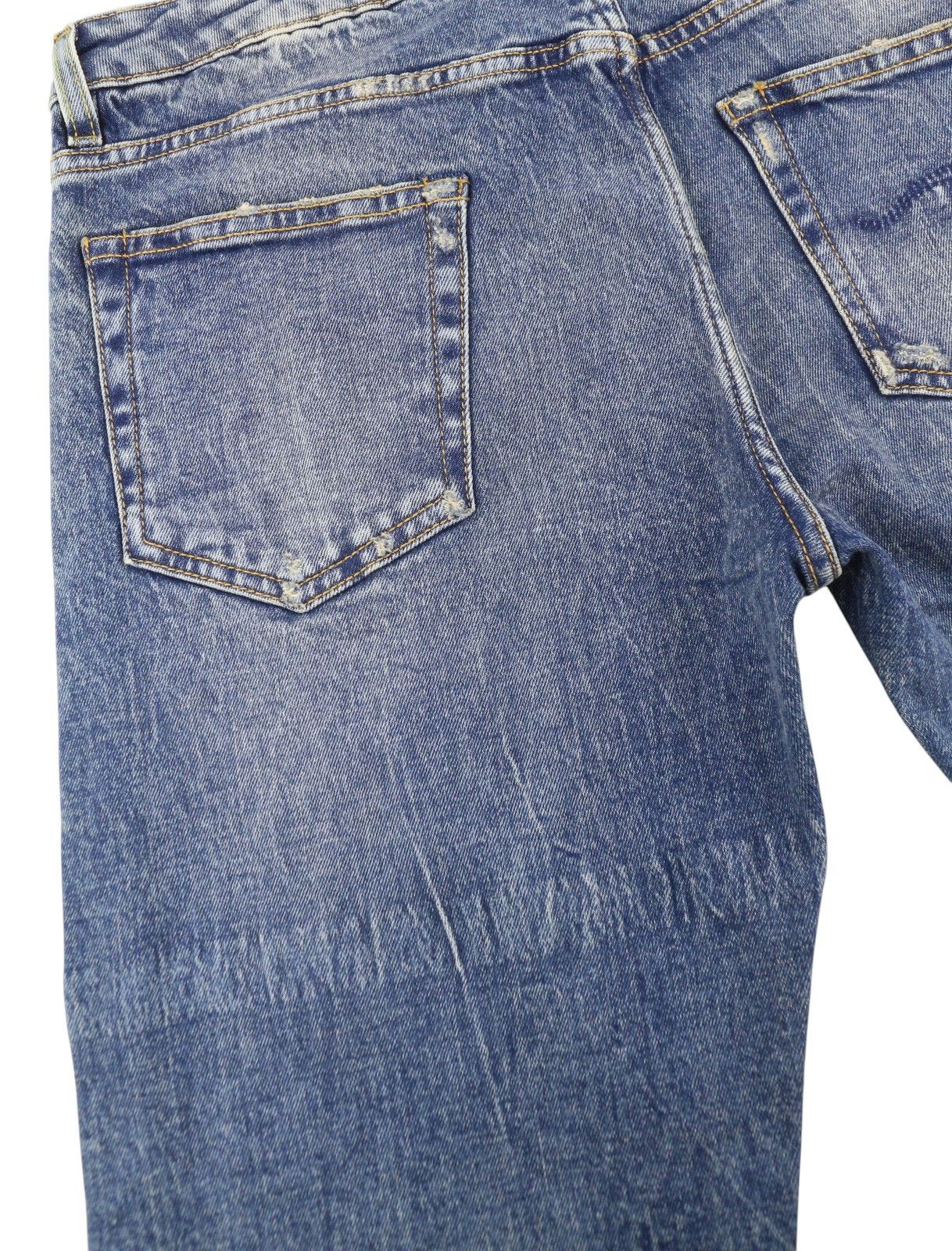 R13 BOY STRAIGHT 29 Kelly Faded Blue RRP699 87182 Size 29" - 12 Thumbnail