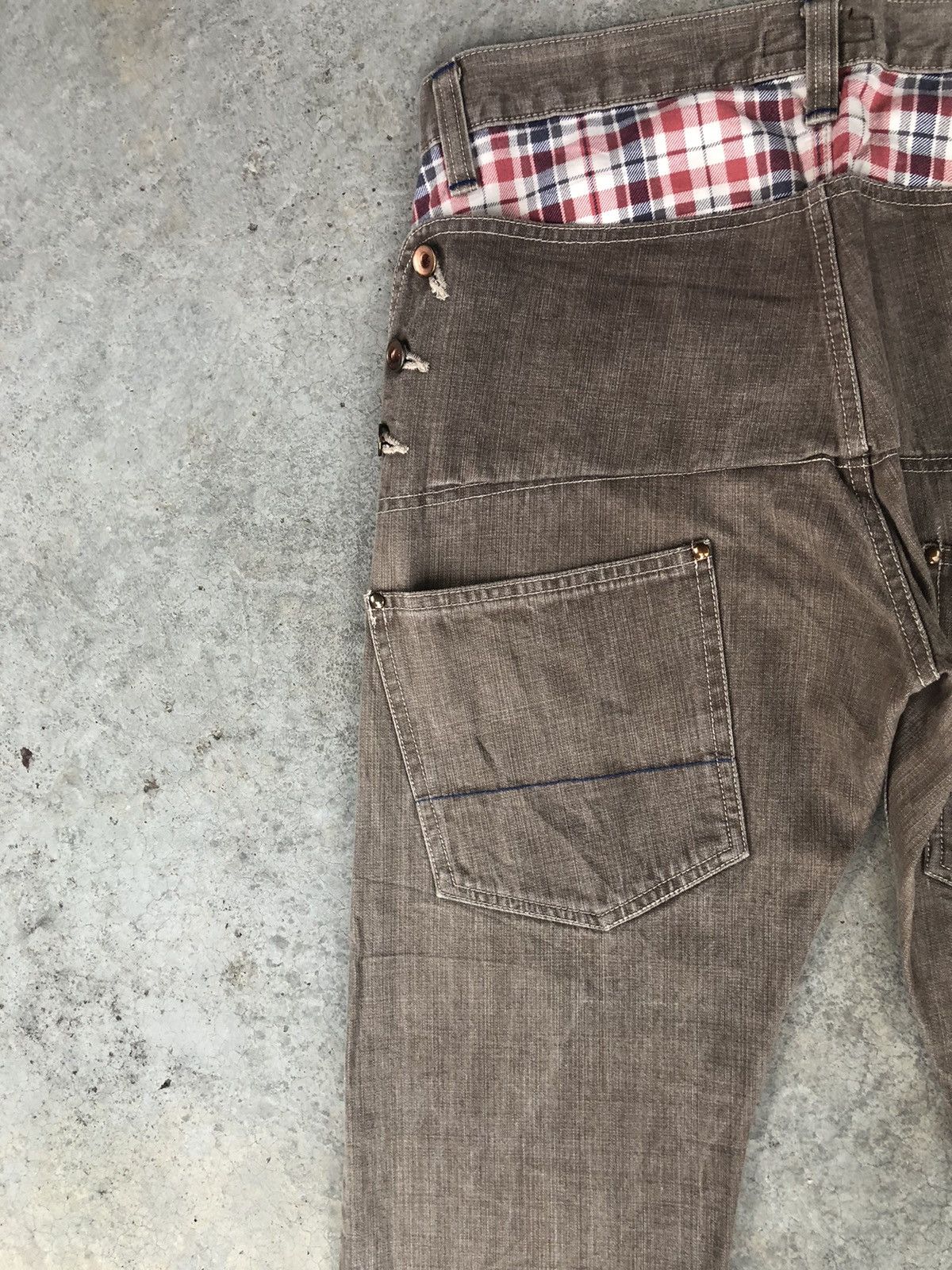 Japanese Brand Japanese Concave attempt Distressed Jeans Size US 32 / EU 48 - 13 Thumbnail