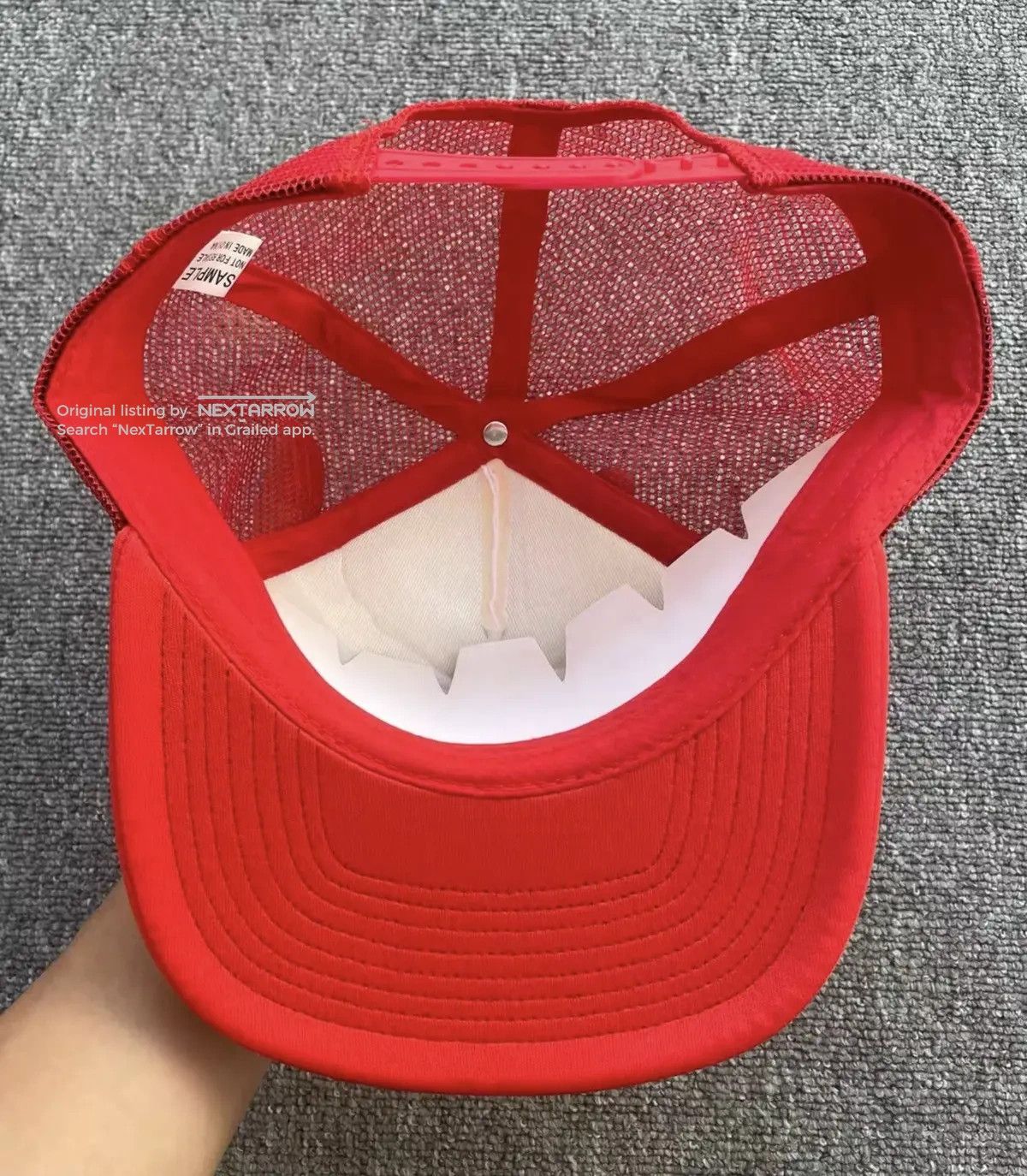 Billionaire Boys Club (Bbc) Icecream Flying Dog Trucker Hat in Red, Men's — image 6 of 6