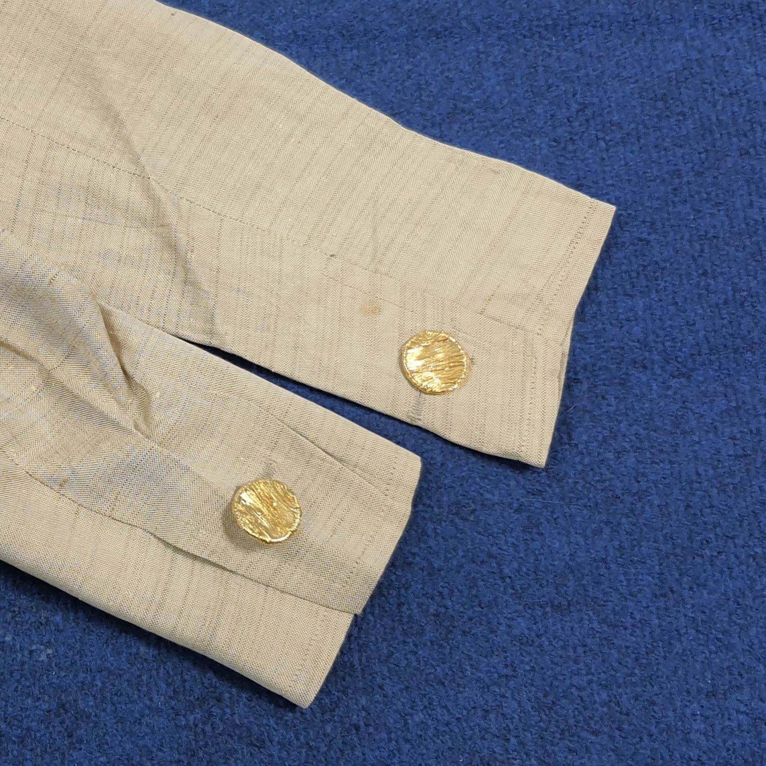 Yves Saint Laurent Vintage Yves Saint Laurent Rive Gauche Style Textured Blazer Size XS / US 0-2 / IT 36-38 - 5 Thumbnail