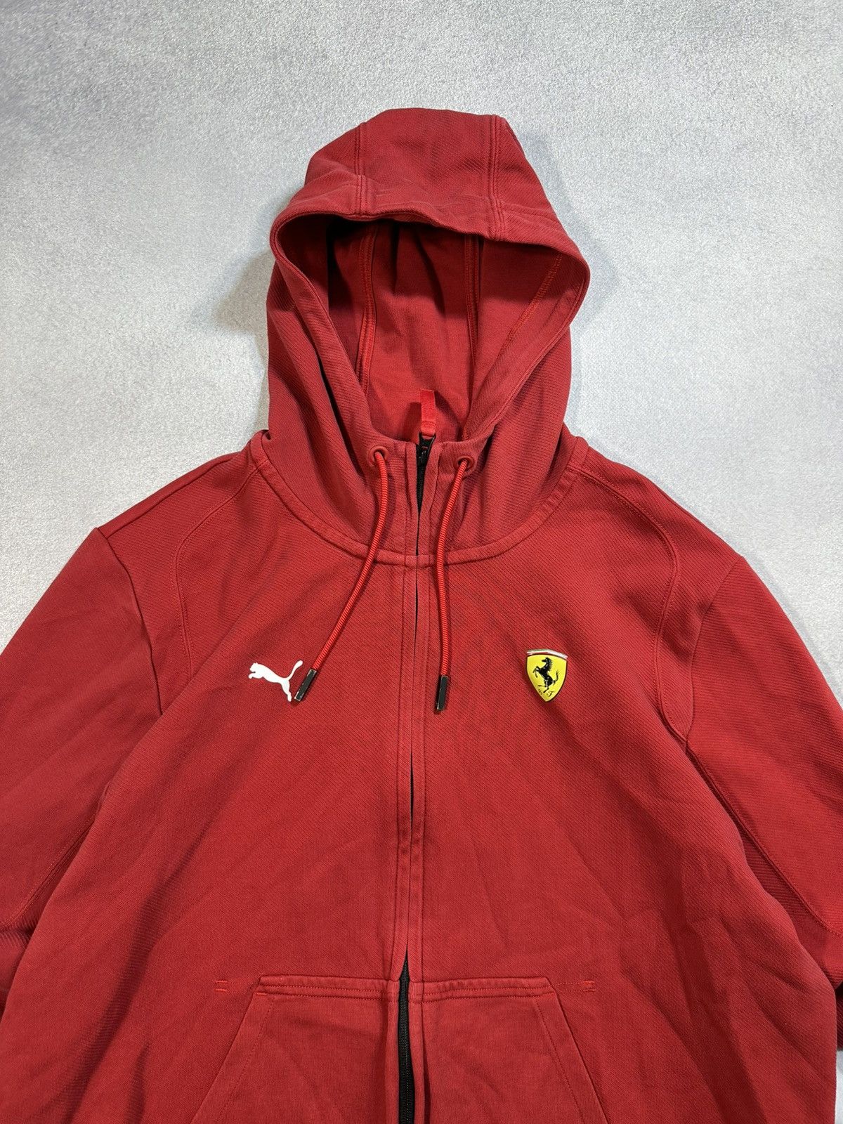 Ferrari Puma Ferrari Formula 1 Racing Zip Hoodie Sz XL Size US XL / EU 56 / 4 - 3 Thumbnail