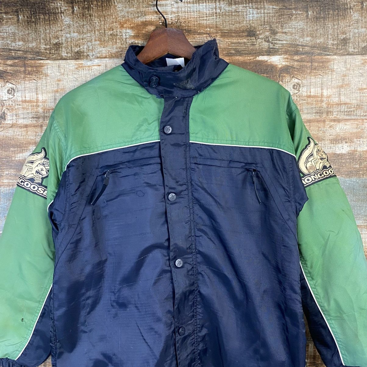 Vintage DL Mongoose Green Jacket #C1181 Size US S / EU 44-46 / 1 - 6 Thumbnail