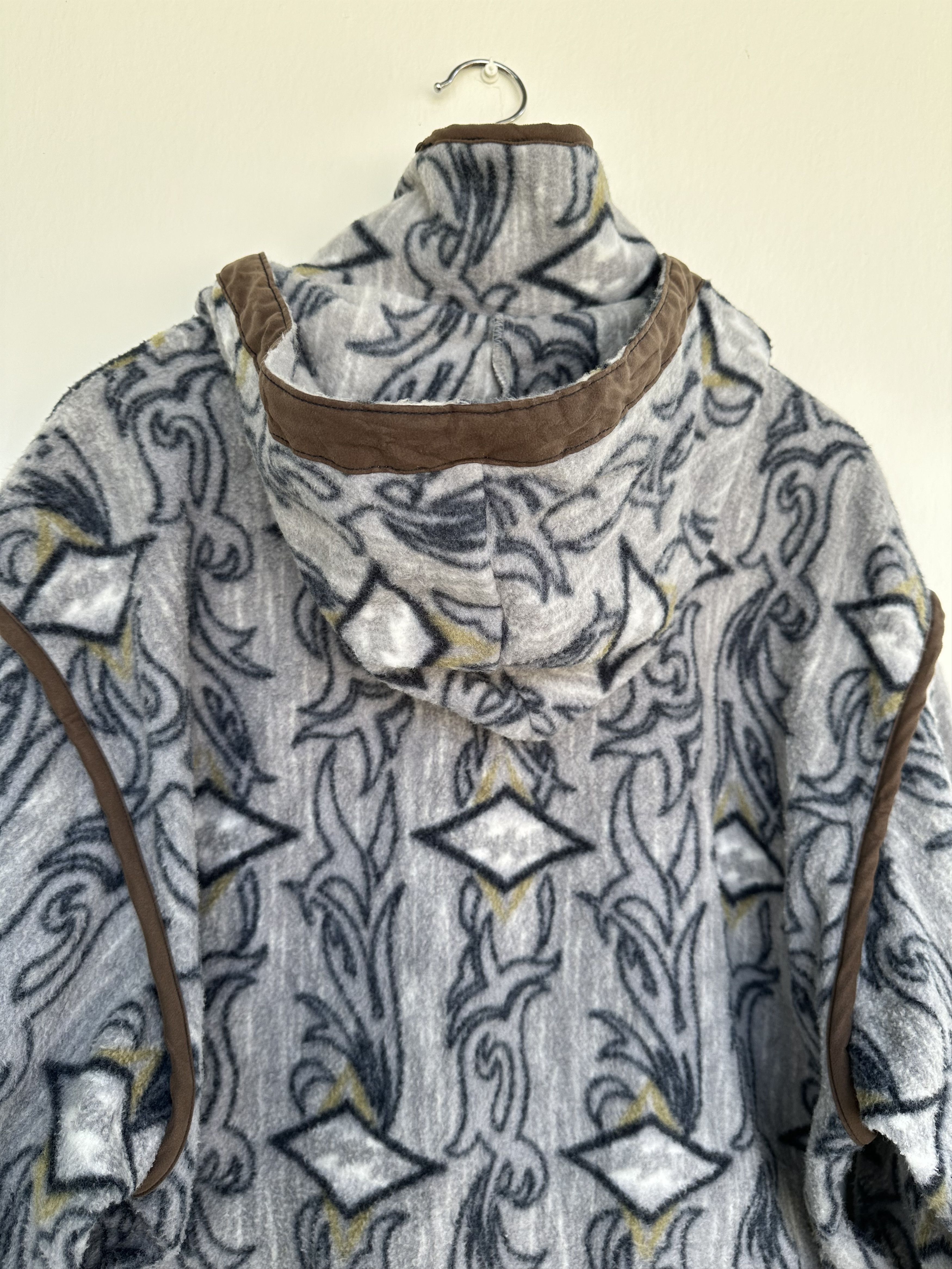 Billabong Vtg 90s Billabong Psychedelic Abstract Fleece Hoodie Jacket Size US L / EU 52-54 / 3 - 15 Thumbnail