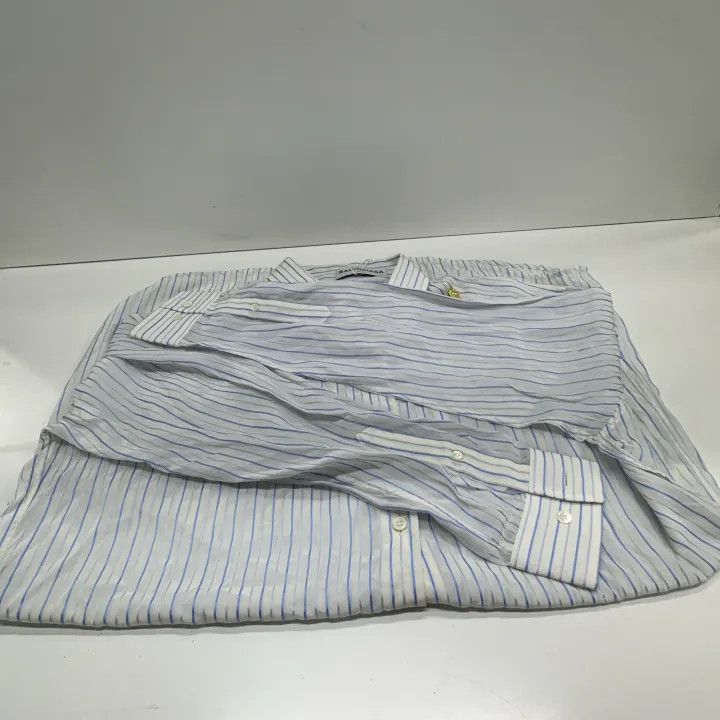 Balenciaga Balenciaga Balenciaga Casual Striped Long Sleeve Shirt -25 Size US S / EU 44-46 / 1 - 4 Thumbnail