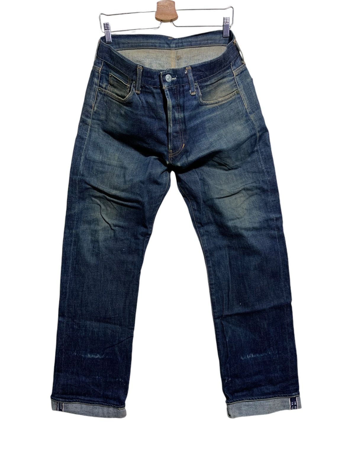 Japanese Brand × Takeo Kikuchi 🔥T.KIKUCHI SELVEDGE DENIM W37 Size US 37 - 1 Thumbnail