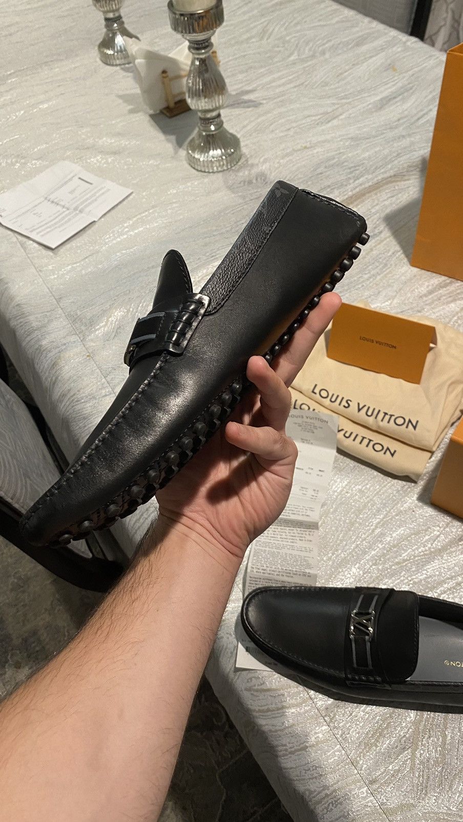 Louis Vuitton Louis Vuitton moccasin (LV Racer NEW IN BOX) Size US 11.5 / EU 44-45 - 10 Thumbnail