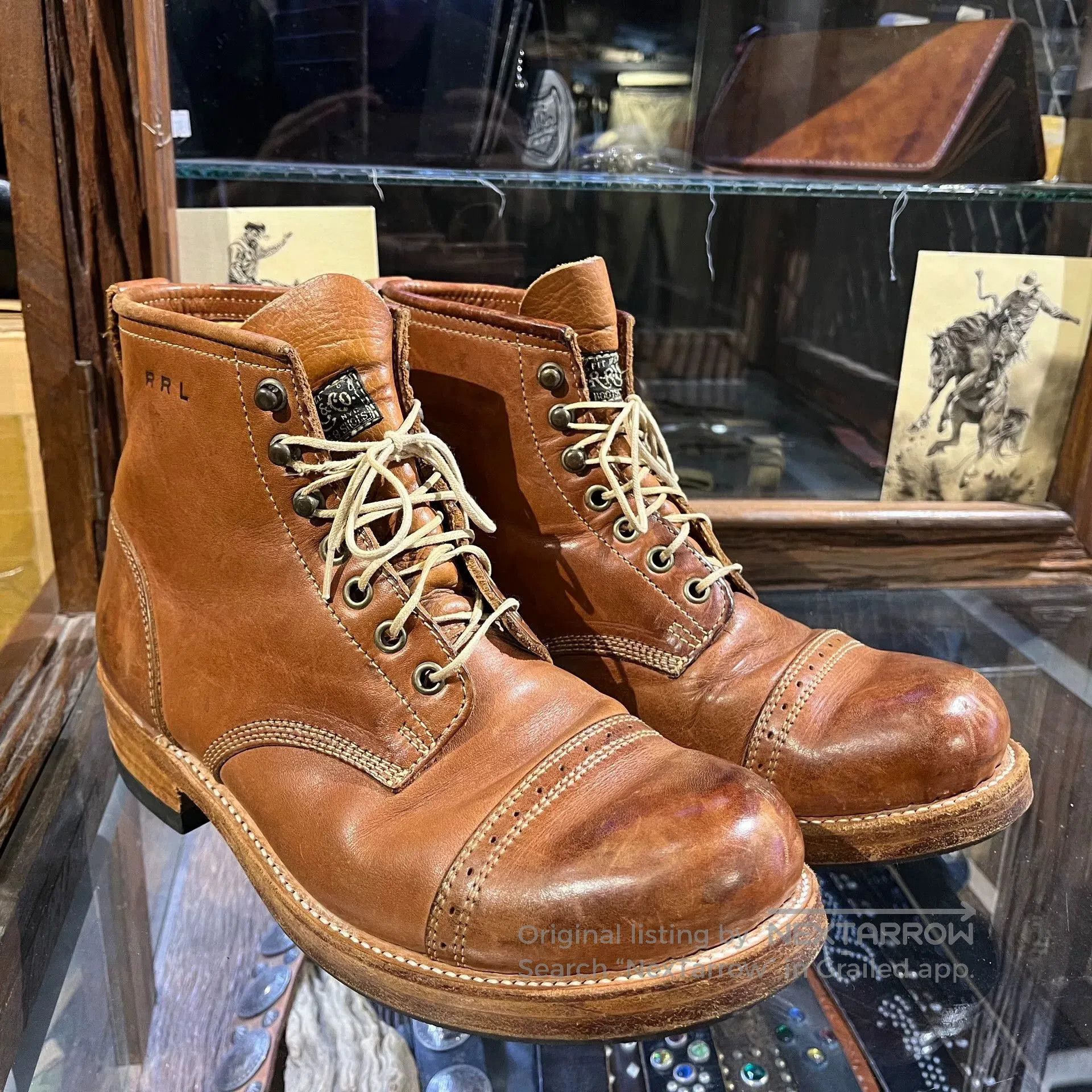 RRL Ralph Lauren rrl military boots in four colors available. Size US 9 / EU 42 - 2 Thumbnail