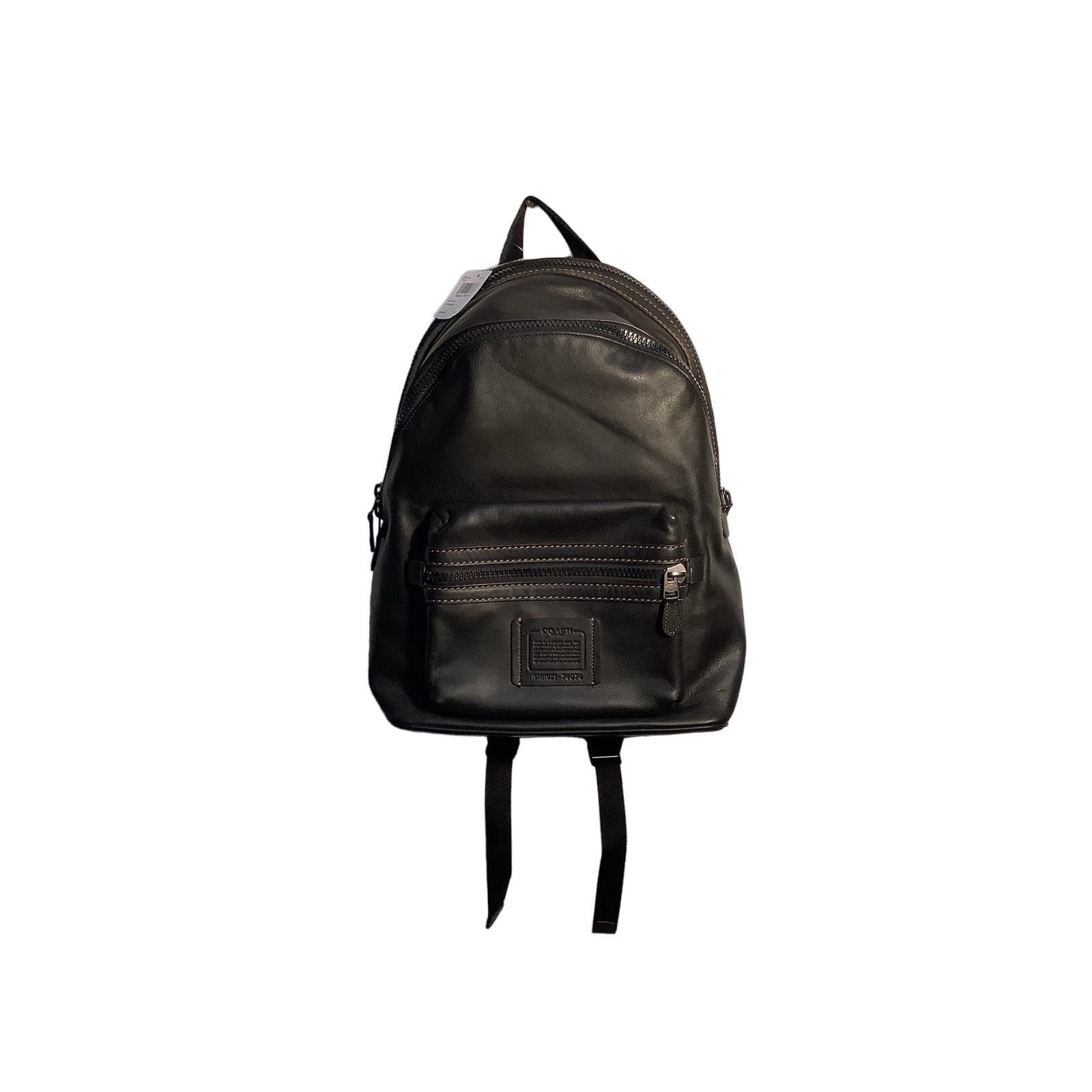 image of NWT Coach Leather Backpack in Black, Women's