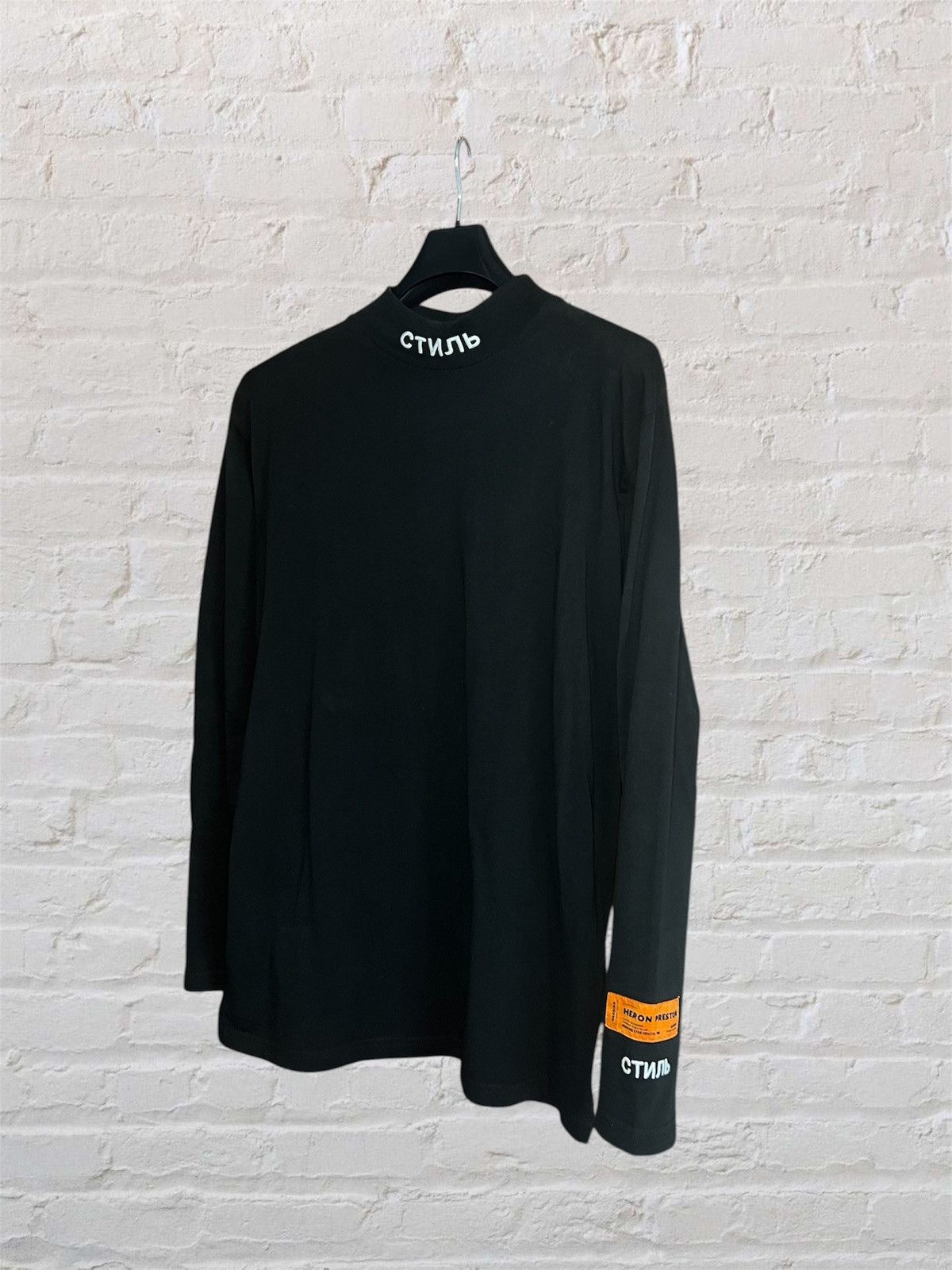 Heron Preston Offers🤝Heron Preston «Стиль» long sleeve with neck ✨ Size US L / EU 52-54 / 3 - 1 Thumbnail