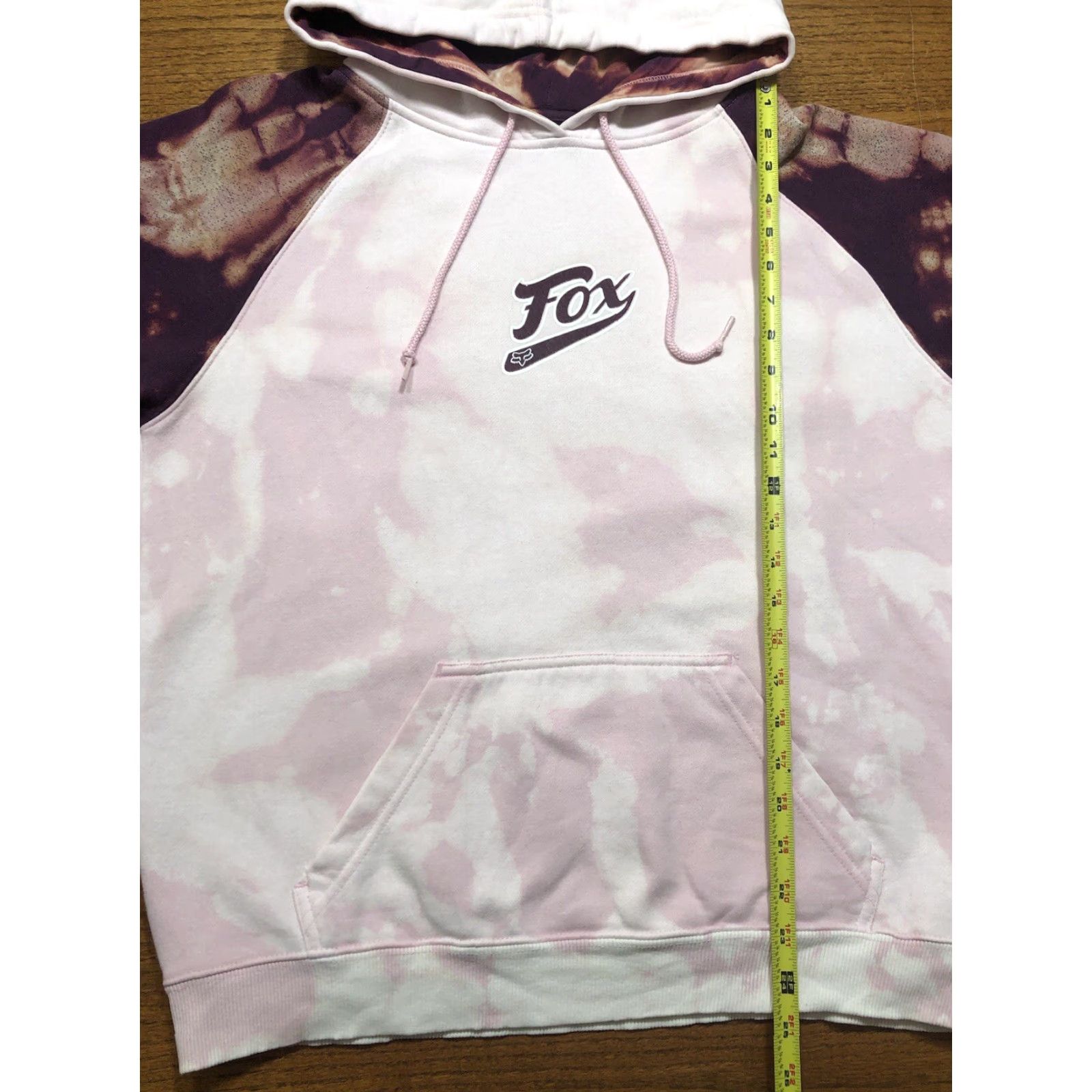 Fox Racing Vintage? No — Fox Hoodie Women L Pink Tie Dye Grunge 1 Of 1 Fox Racing Full Zip Long Sleeve Logo Graphic Modern Hipster Y2K Gothic Size L / US 10 / IT 46 - 5 Thumbnail