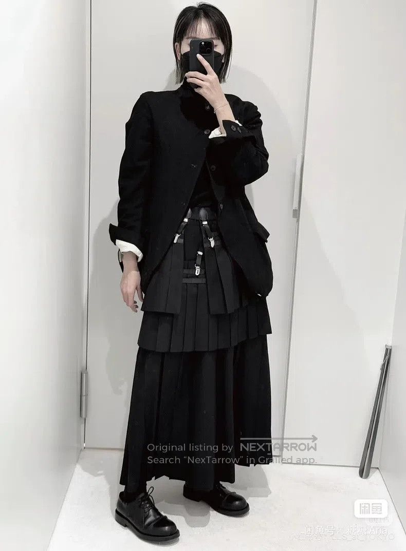 Comme des Garcons Comme Des Garcons size L Clip Pleated Skirt Size 23" - 4 Thumbnail