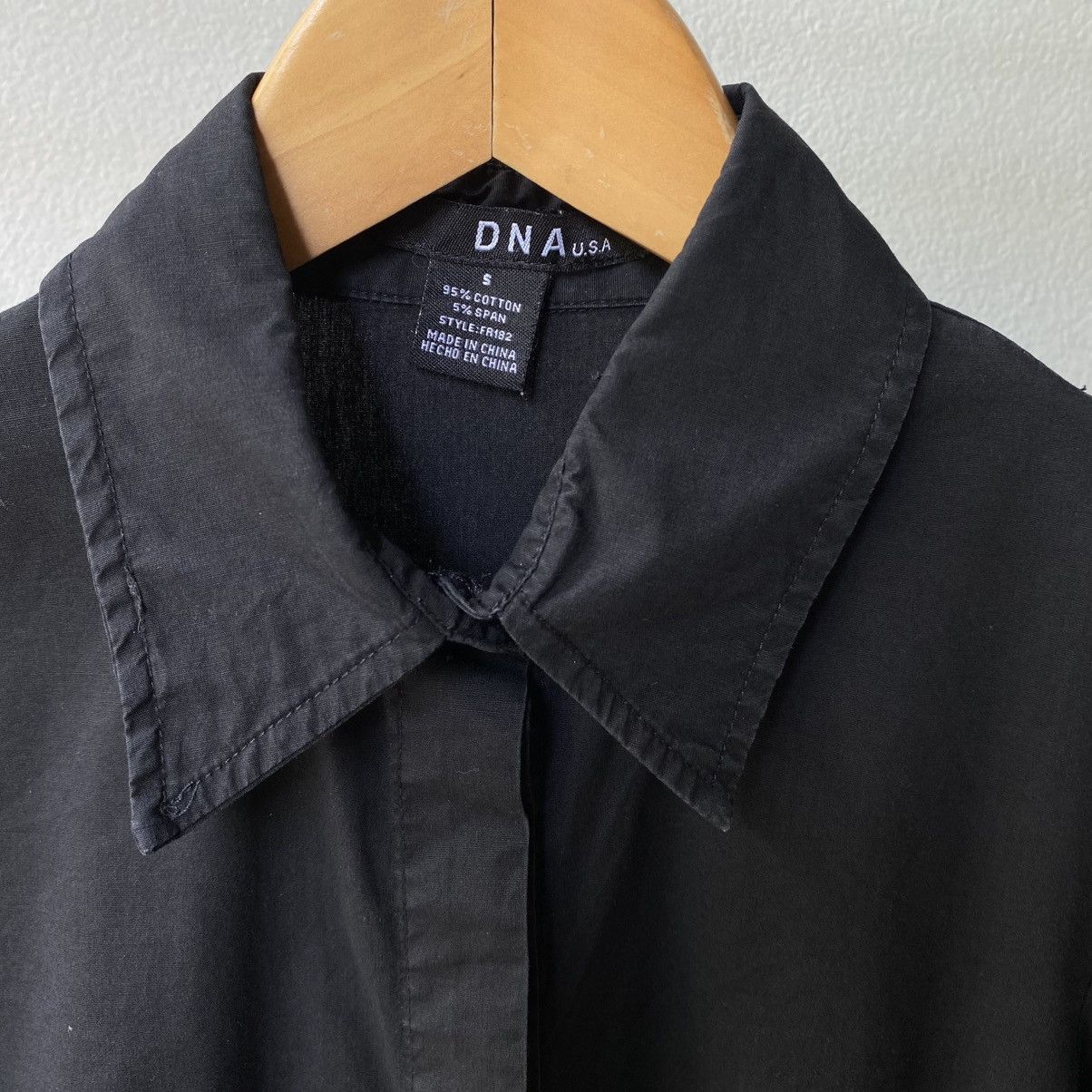DNA DNA u.s.a Black Tailored Stretch Shirt Size S / US 4 / IT 40 - 11 Thumbnail