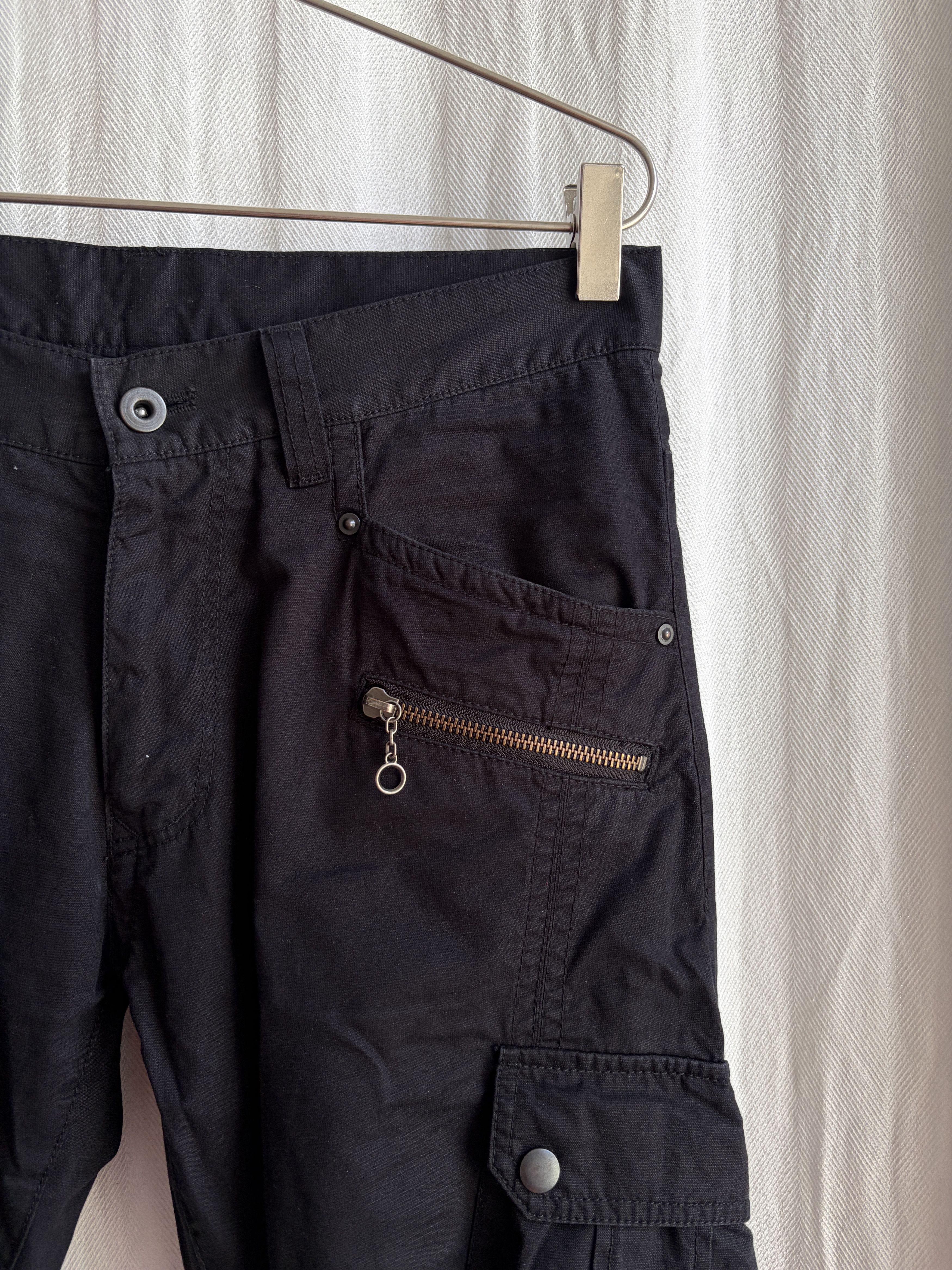 Tete Homme 90s Bondage Flared Cargo Pants Size US 30 / EU 46 - 3 Thumbnail