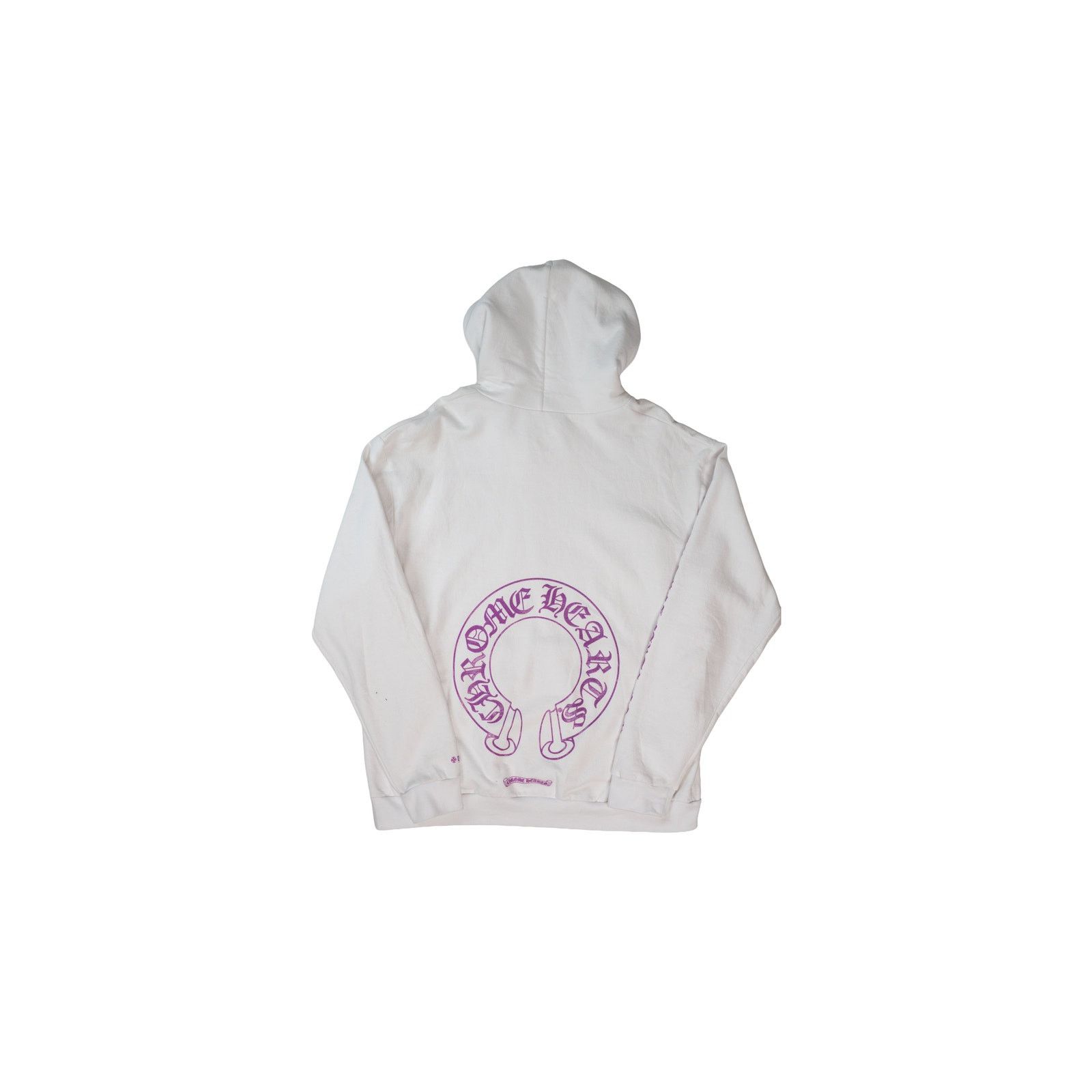 Chrome Hearts Purple Glitter Horseshoe Hoodie White Size US XL / EU 56 / 4 - 2 Thumbnail