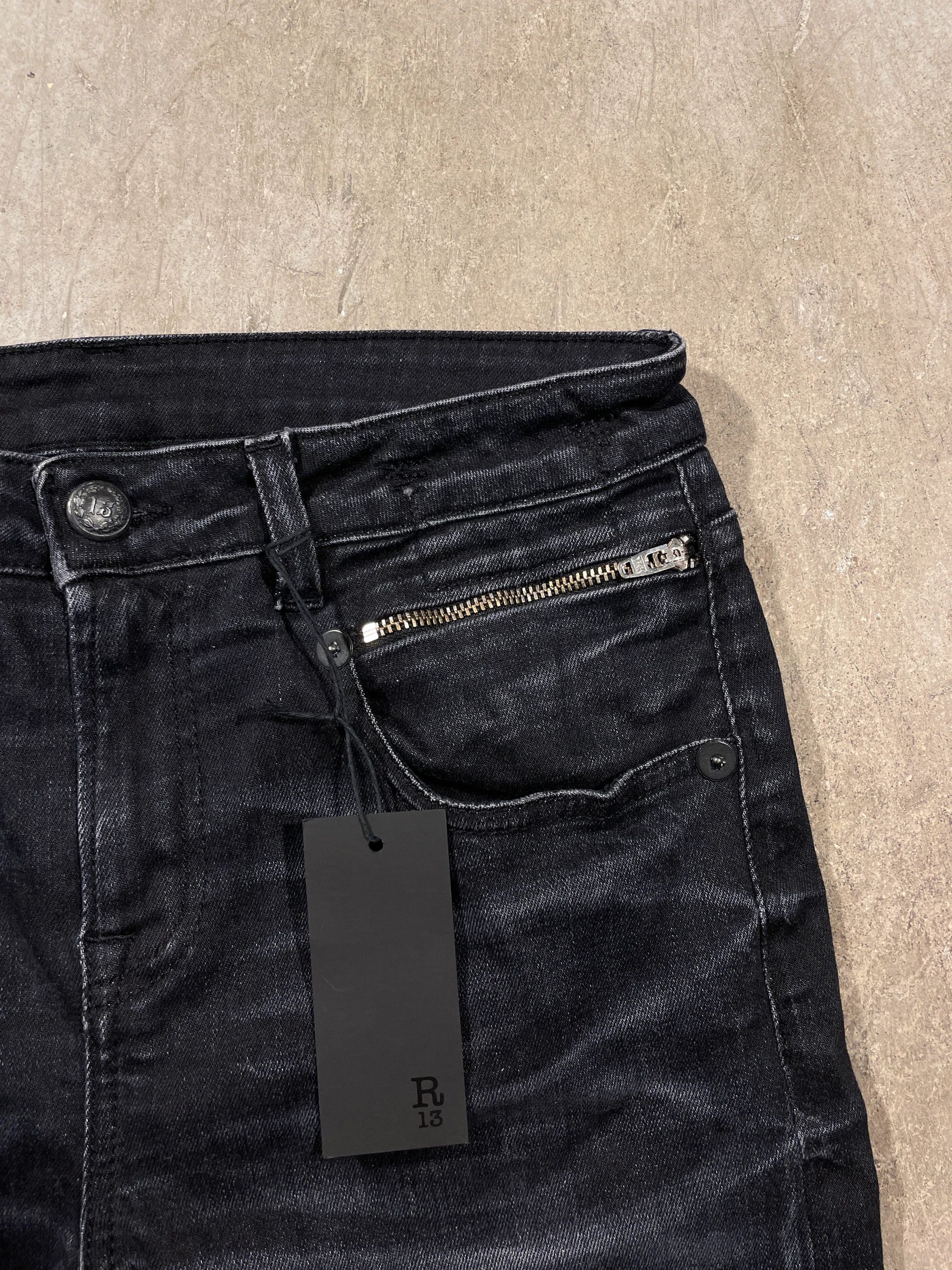 R13 R13 Biker Denim jeans Size 27" / US 4 / IT 40 - 3 Thumbnail