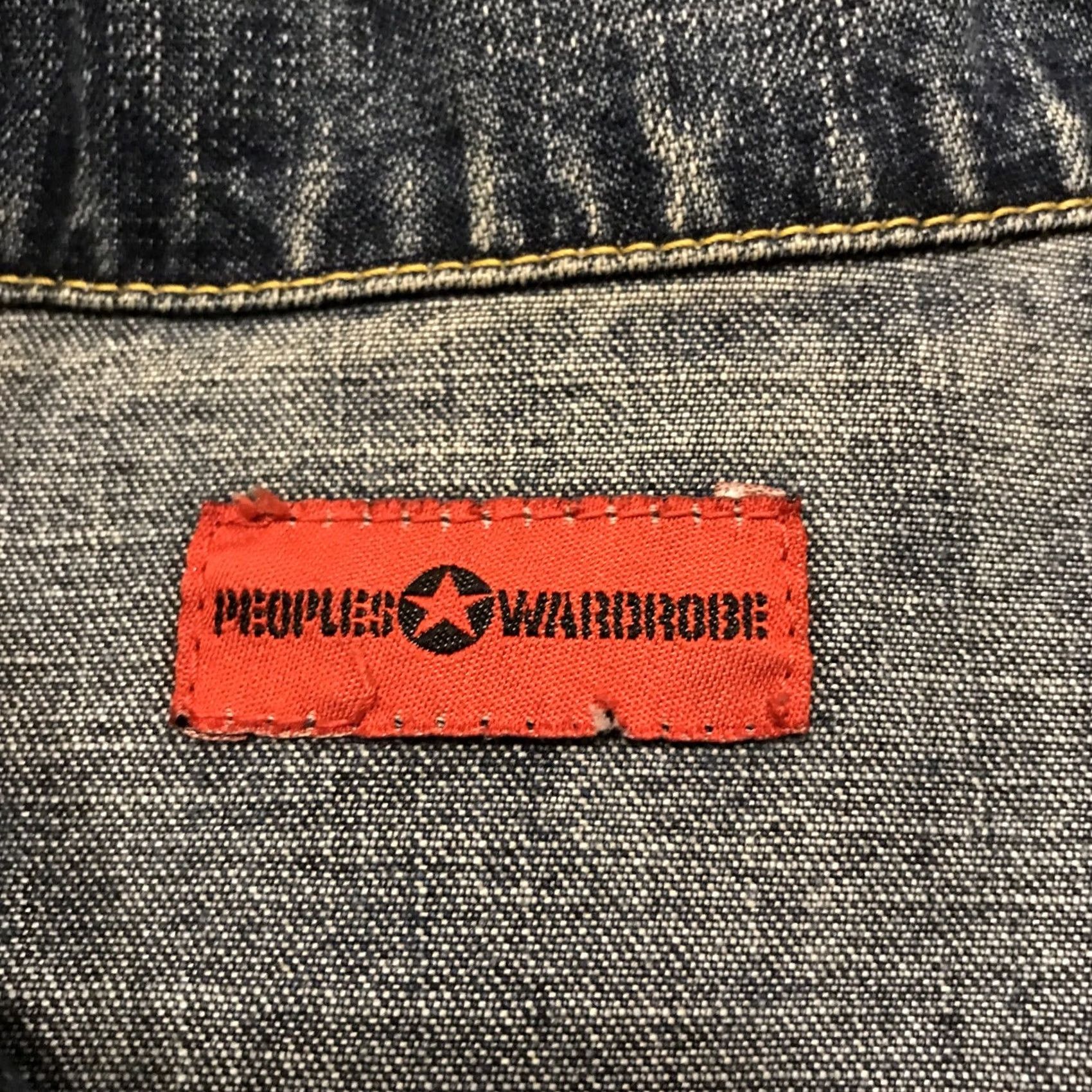 Vintage Jean Jacket Womens S Blue peoples wardrobe cotton denim Size 28" / US 6 / IT 42 - 2 Thumbnail
